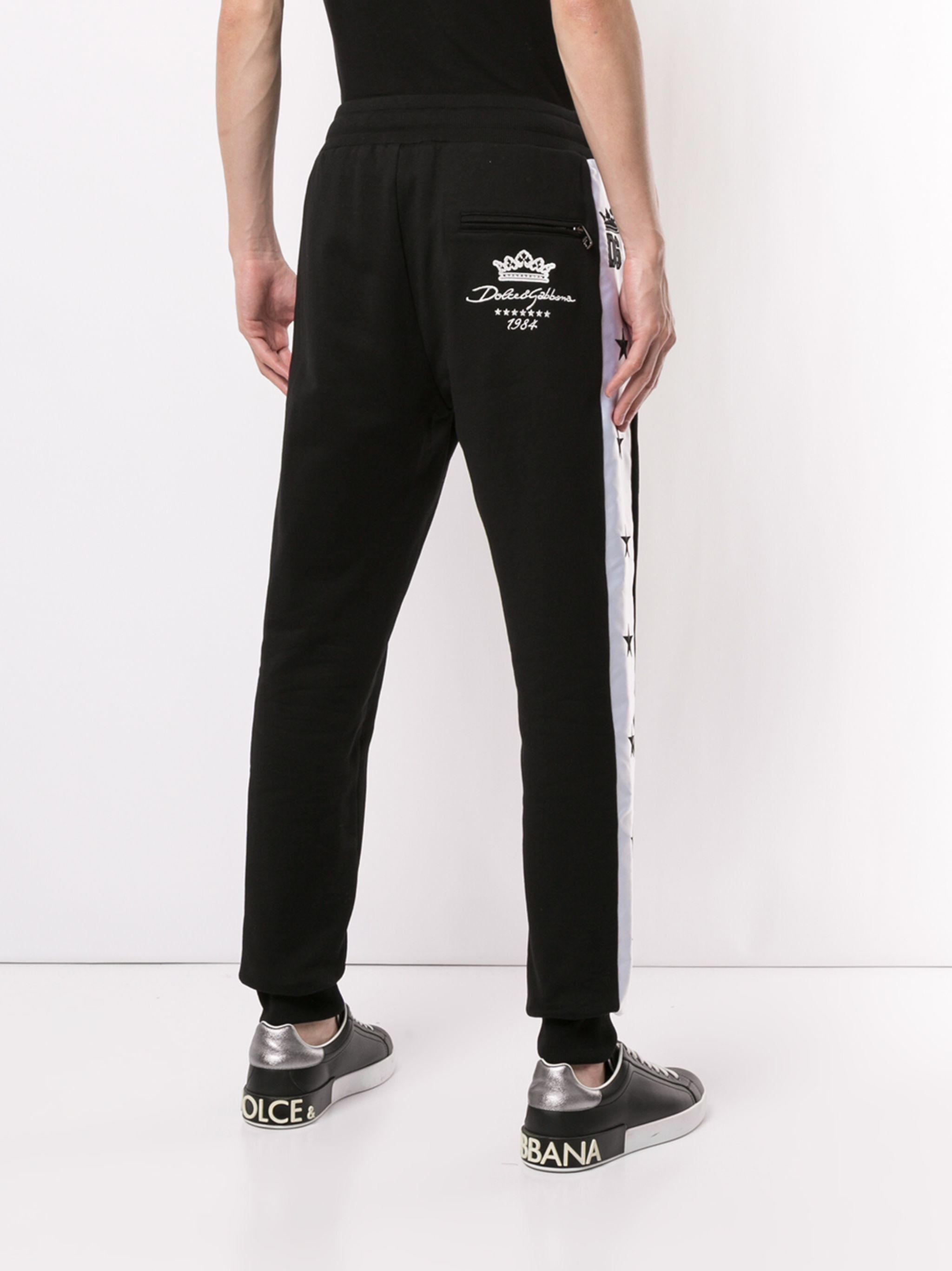 Dolce & Gabbana o1y0125 Jogger & Sweatpant in Black Size US 44 / EU 60 - 3 Thumbnail