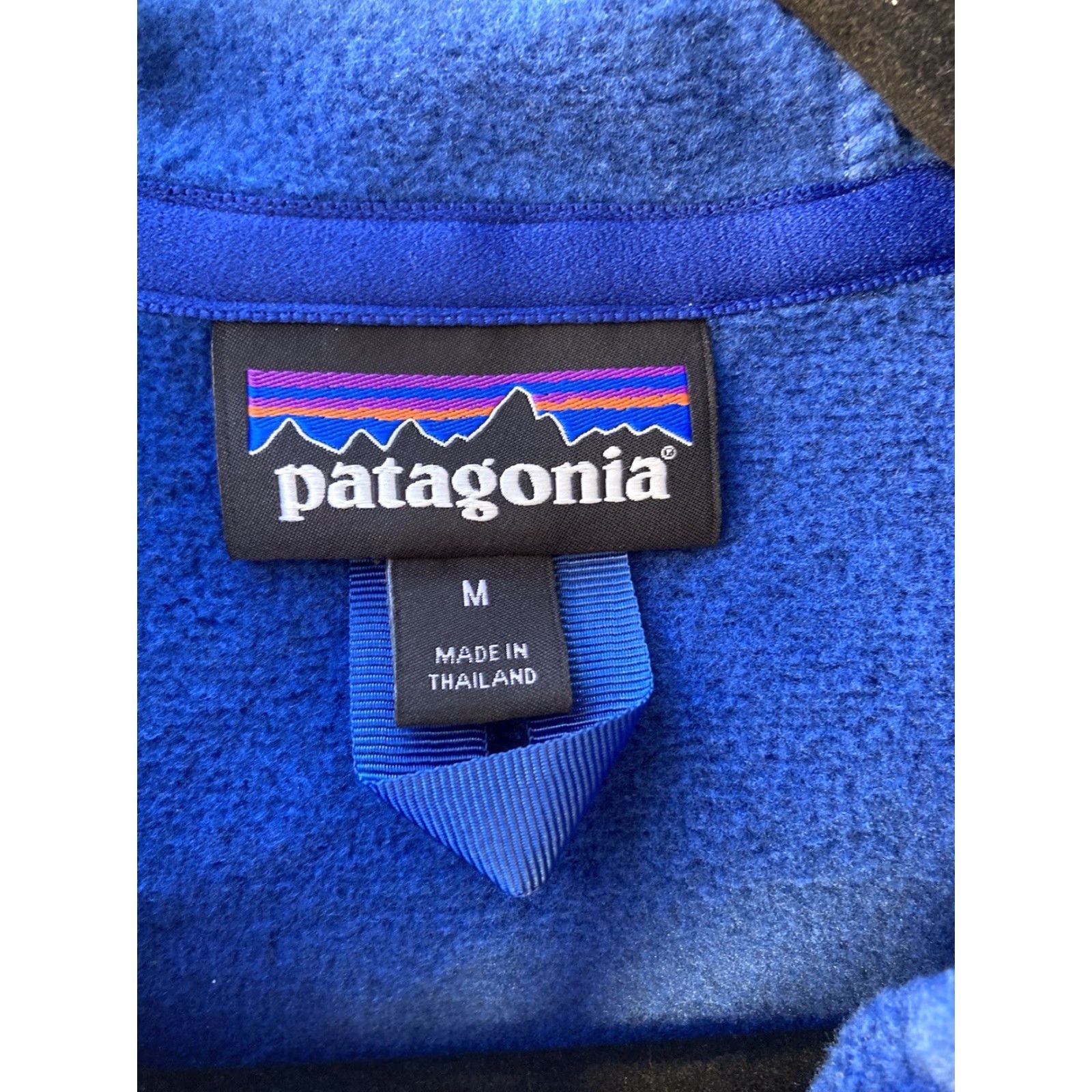 Patagonia Men's Patagonia Blue Solid Full-Zip Hoodie M Double Breast Pocket Poly Stretch Hoodie Size US M / EU 48-50 / 2 - 2 Thumbnail