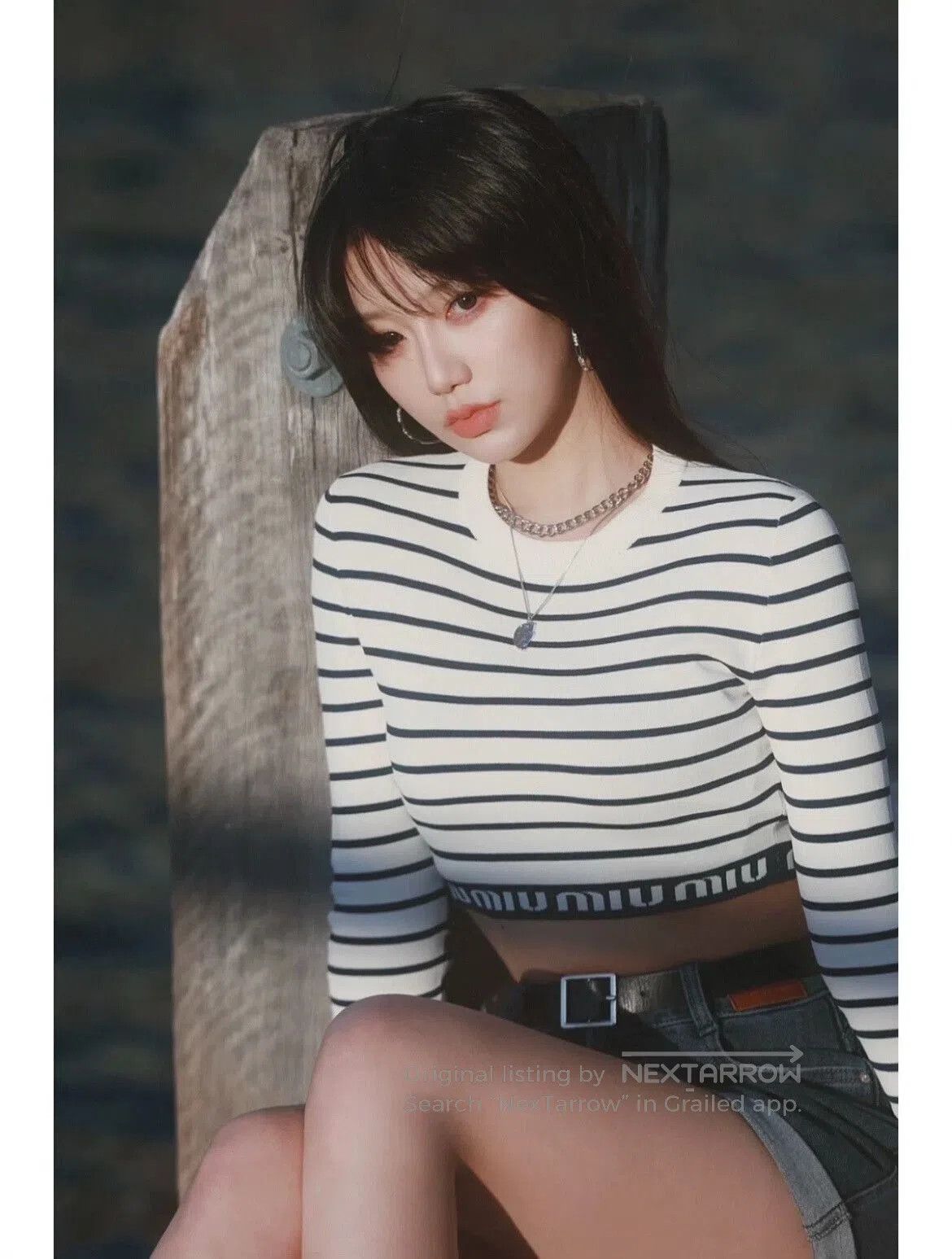 Miu Miu Miu Miu Striped Short Letter Knit. Size S / US 4 / IT 40 - 7 Thumbnail