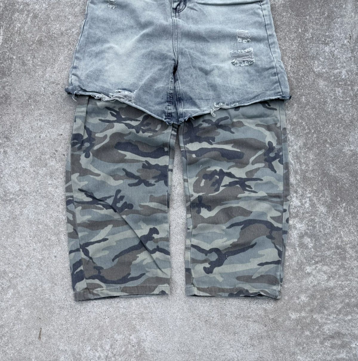 Other Vintage Y2K avantgarde streetwear oversized wide track jeans Size US 32 / EU 48 - 5 Thumbnail