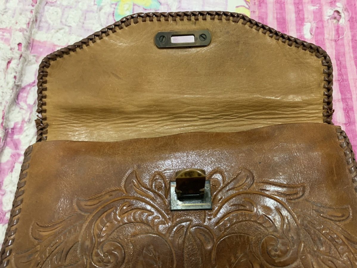 Other Vintage Hand Crafted leather bag Size ONE SIZE - 4 Thumbnail