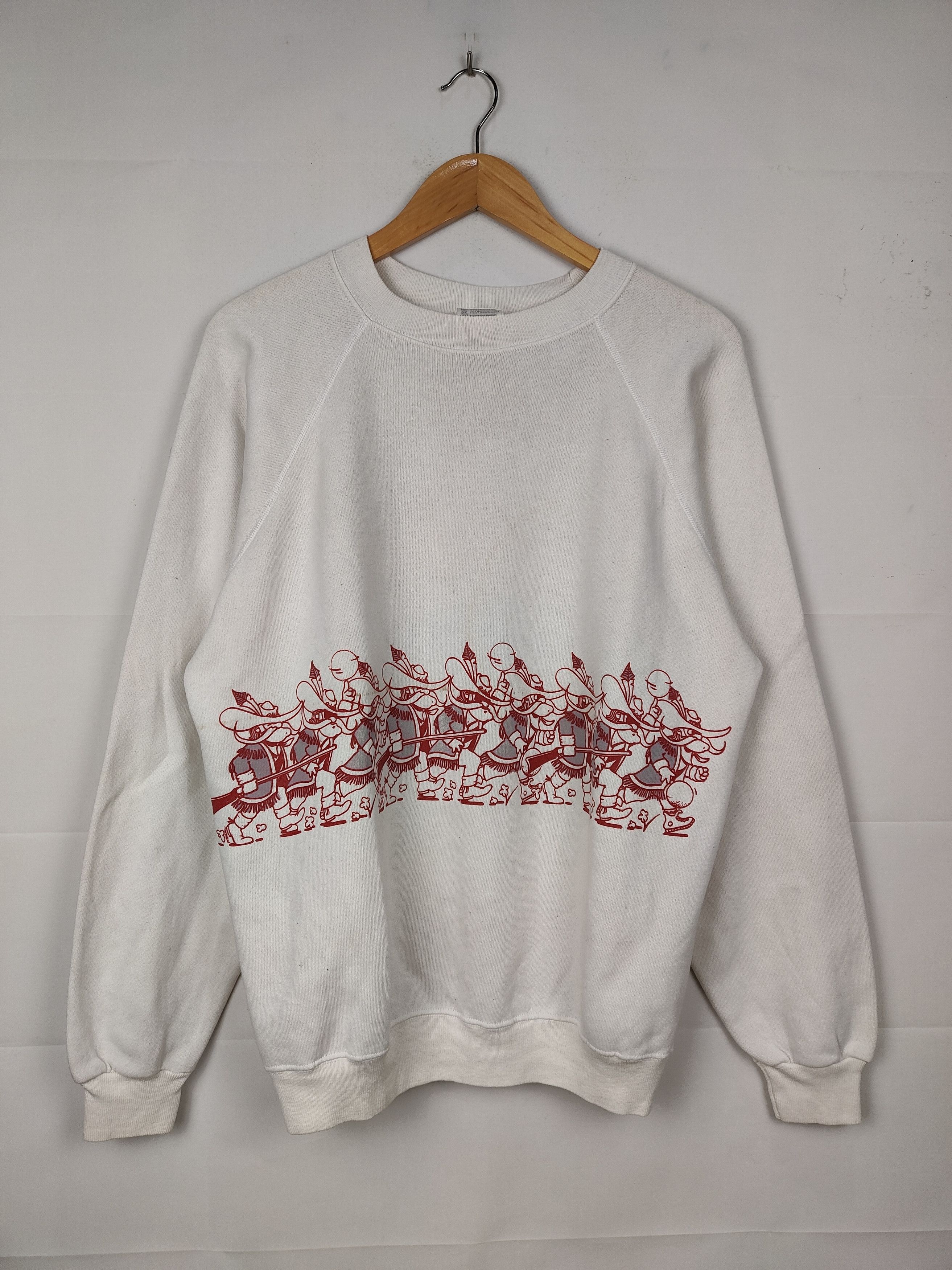 Vintage Vintage 80s Campus Design Sweatshirt Size US XL / EU 56 / 4 - 1 Thumbnail