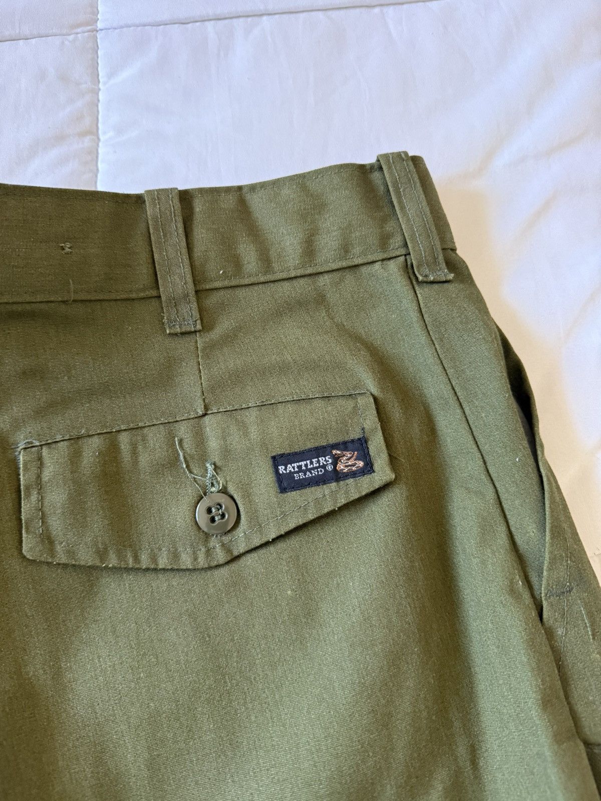 Vintage Rattlers Brand Briar Pants Green Hunting Hiking Brush Size US 34 / EU 50 - 7 Thumbnail