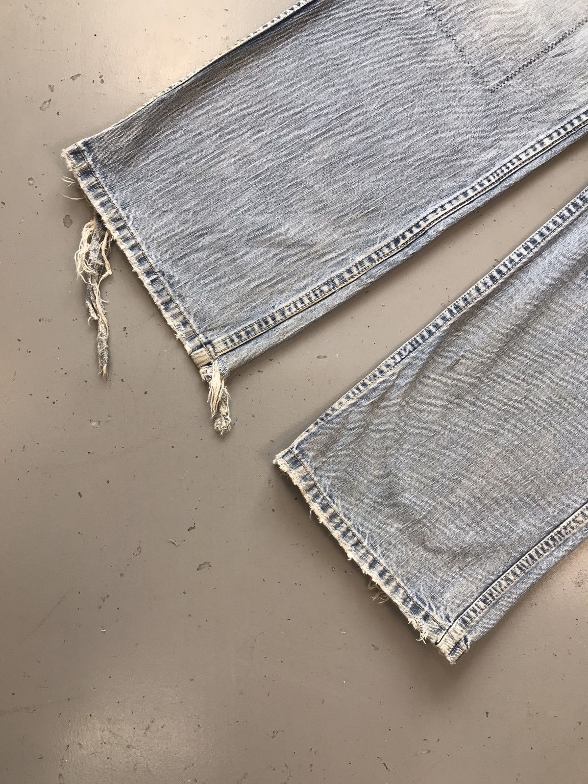 Express × Vintage Vintage express jeans distressed stitched denim Size US 38 / EU 54 - 4 Thumbnail