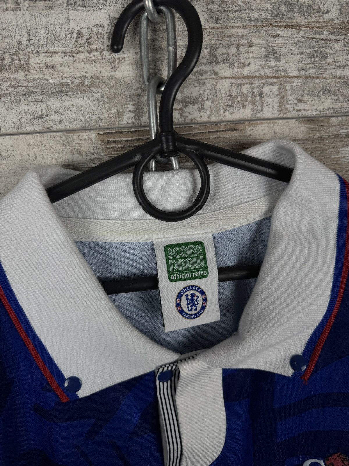 Chelsea Soccer × Vintage Mens Vintage Score Draw Chelsea FC T-shirt soccer jersey Size US XL / EU 56 / 4 - 8 Thumbnail
