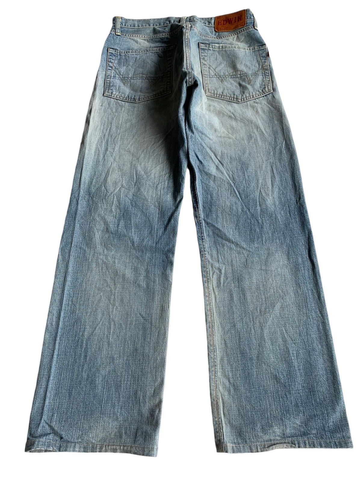 Edwin × Kapital × Vintage EDWIN 505Z SELVEDGE DISTRESSED DENIM Size US 29 - 4 Thumbnail