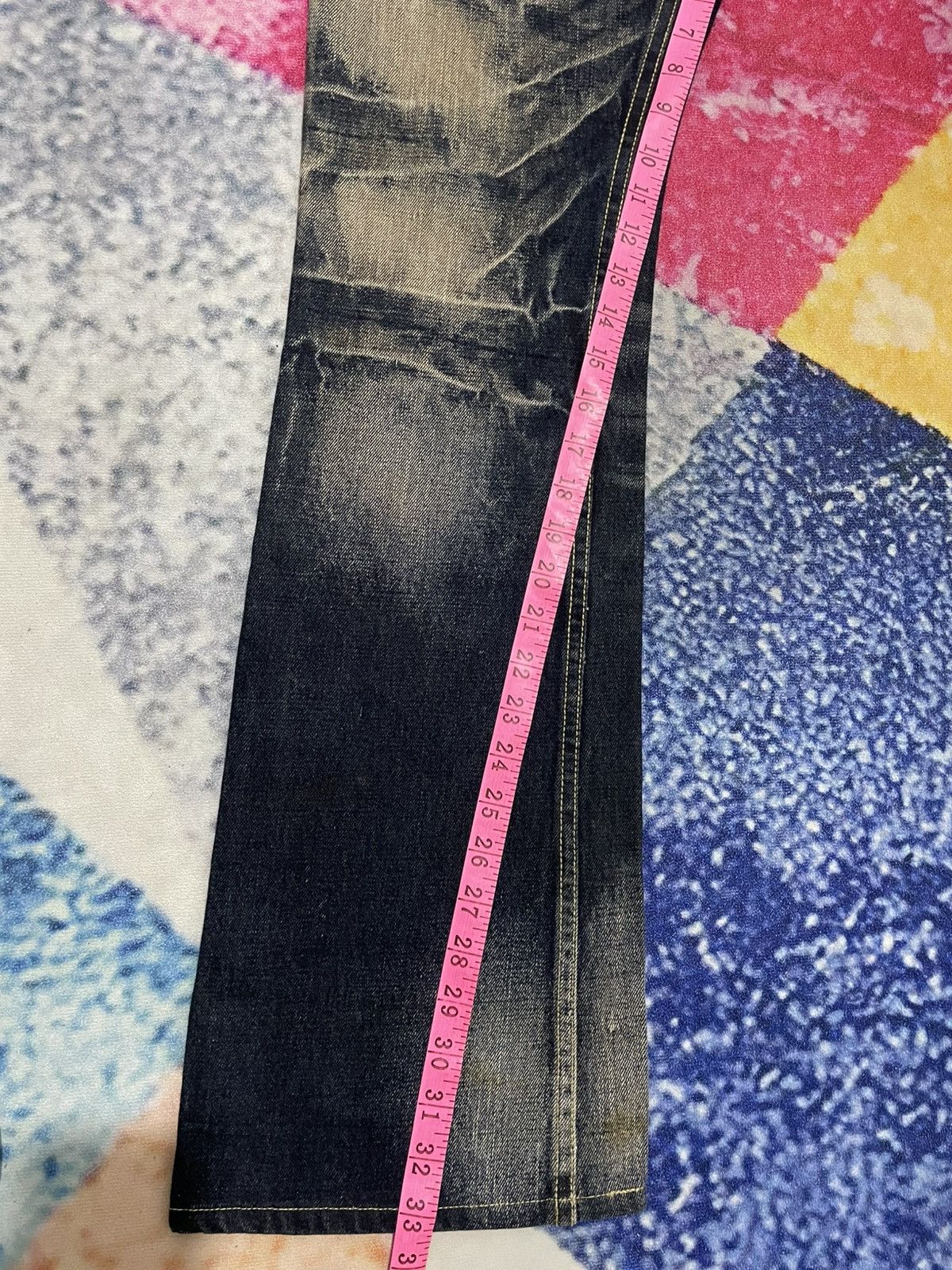 semanticdesign Semantic Design Punk Style Flare Denim Pants Size US 34 / EU 50 - 20 Thumbnail