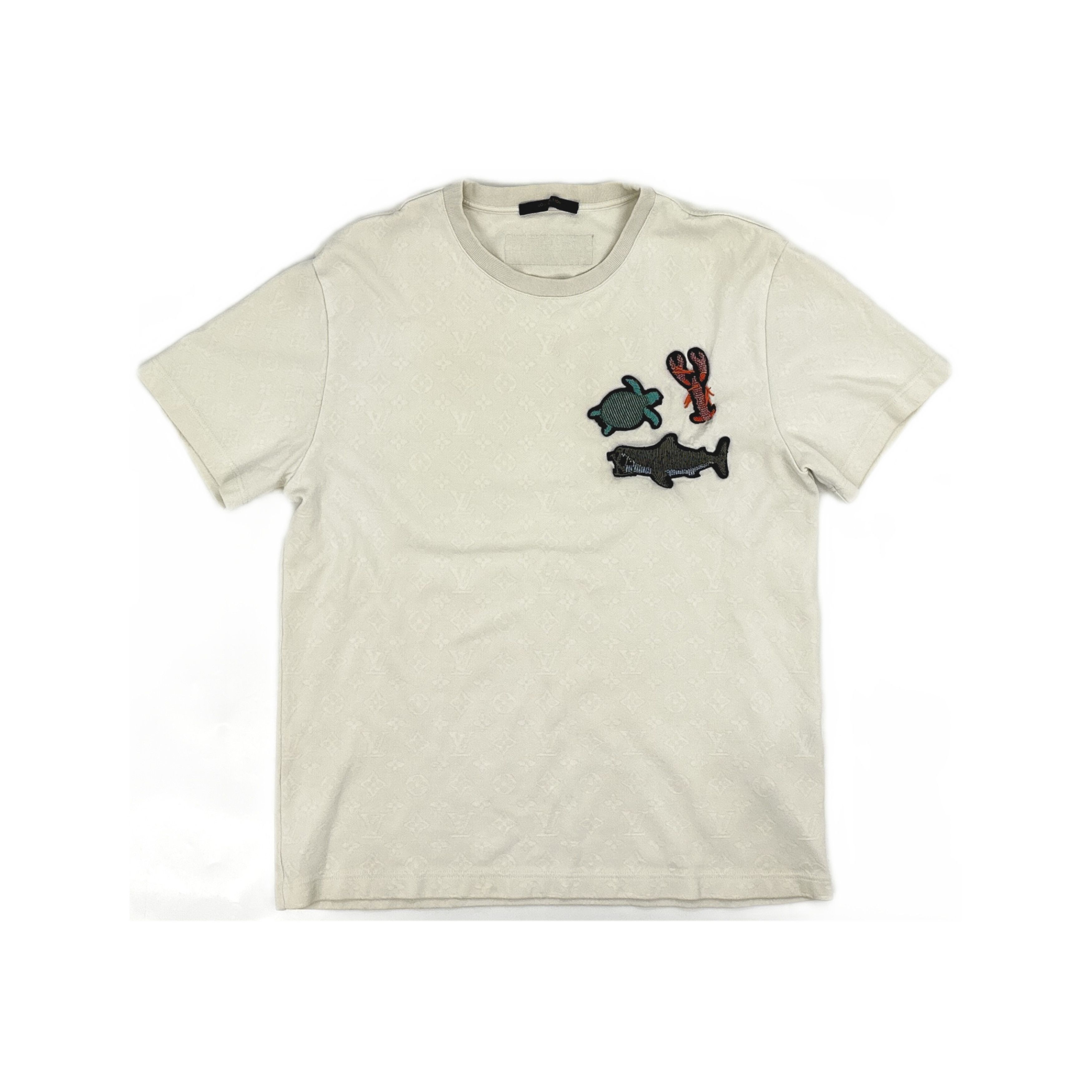 Louis Vuitton Louis Vuitton Beaded Animal Monogram T-Shirt M Size US M / EU 48-50 / 2 - 1 Thumbnail