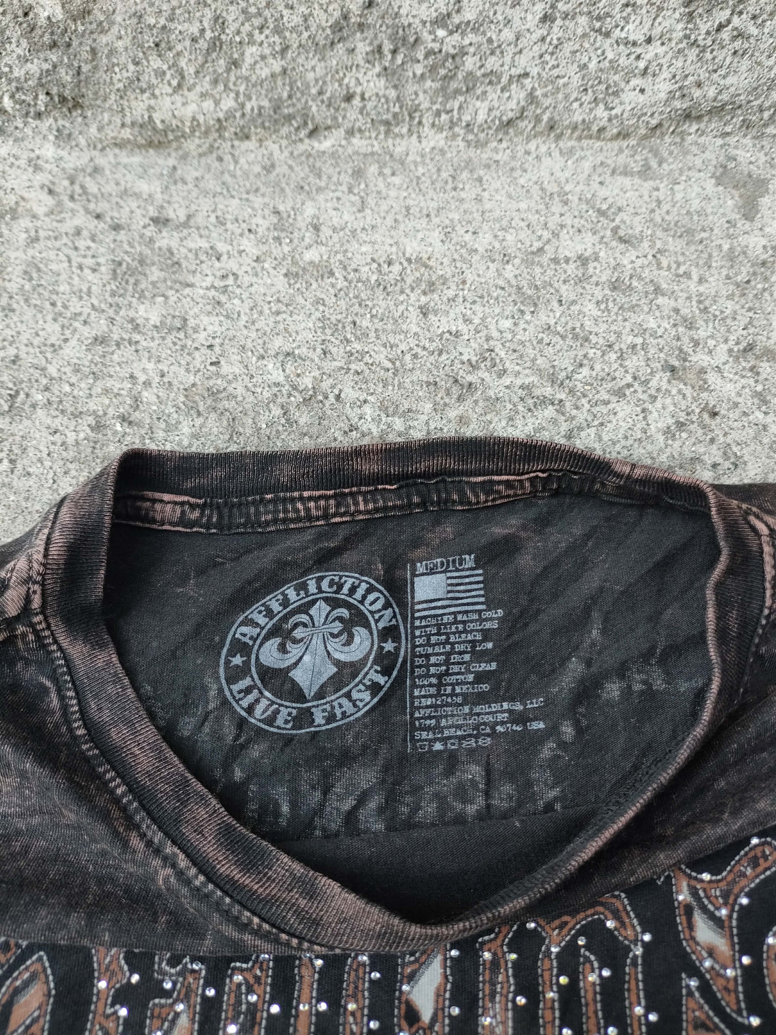 Affliction Rare Y2k Affliction Karabeth Shirt Size M / US 6-8 / IT 42-44 - 5 Thumbnail