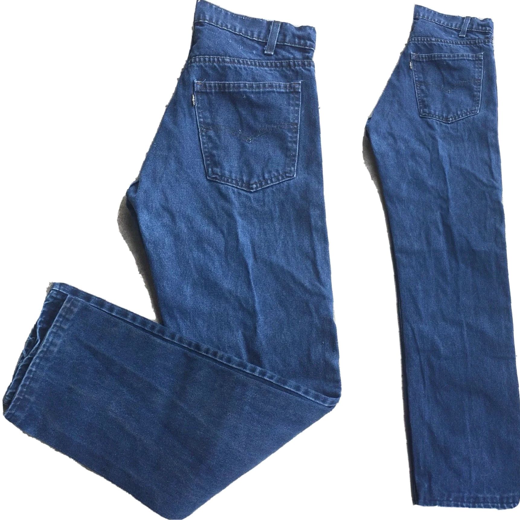 Levi's VINTAGE Levi's 505 Jeans Blue Rinse Regular Size 32 Inseam 31 31 Zipper Fly Black Tab Denim 1980s Mens Womens Boys Girls Size US 31 - 3 Thumbnail