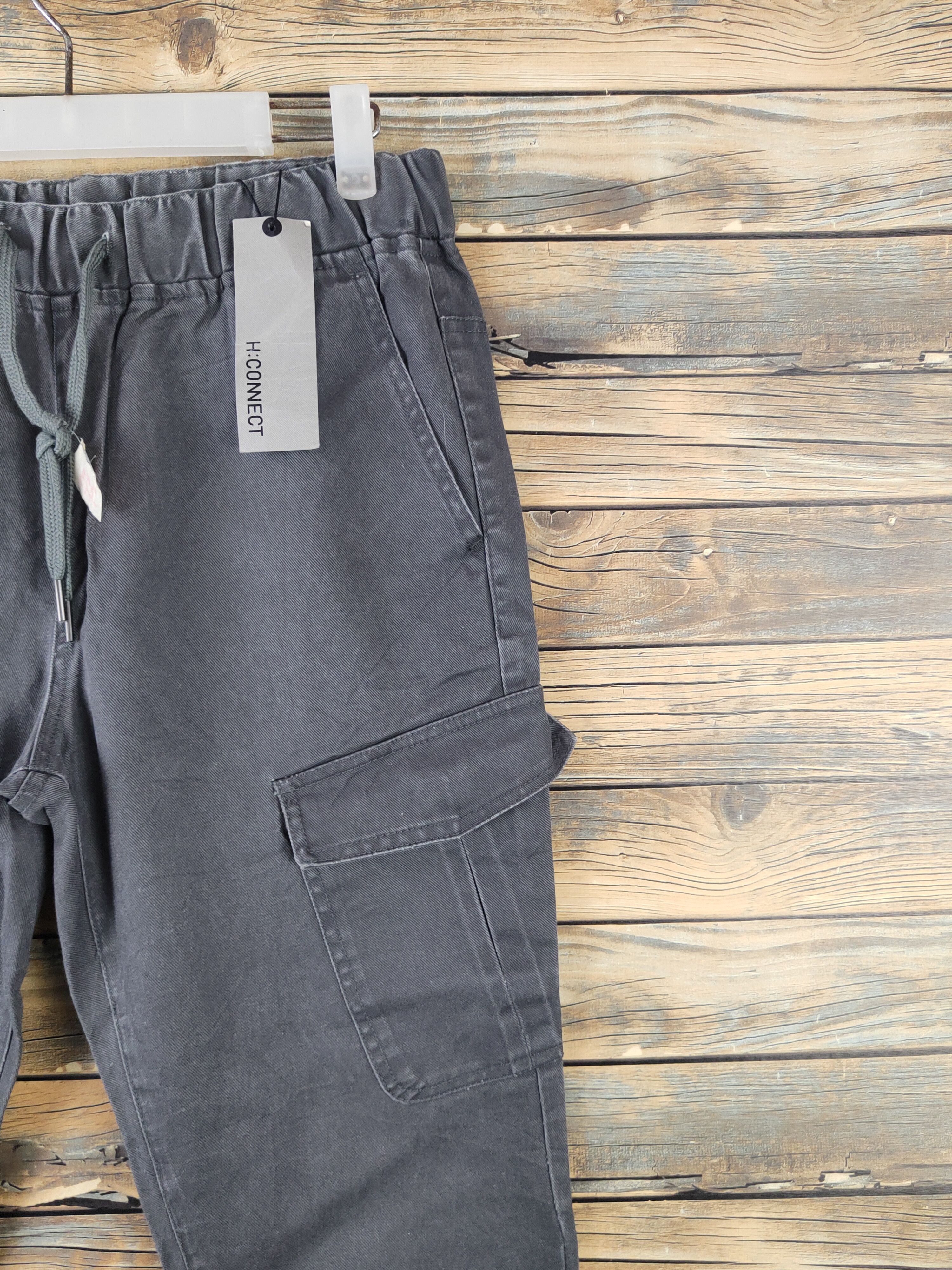 Japanese Brand DLL H.Connect Gray Multipocket Tactical Cargo Pants #273 Size US 30 / EU 46 - 5 Thumbnail