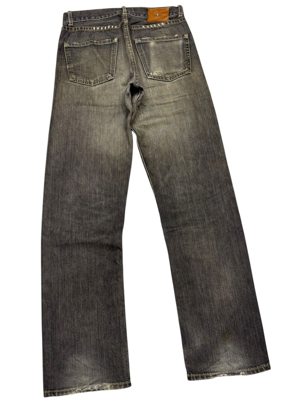If Six Was Nine Scheme Warriors Made in Japan Rusty Mud Wash Distress Jeans Size US 31 - 4 Thumbnail