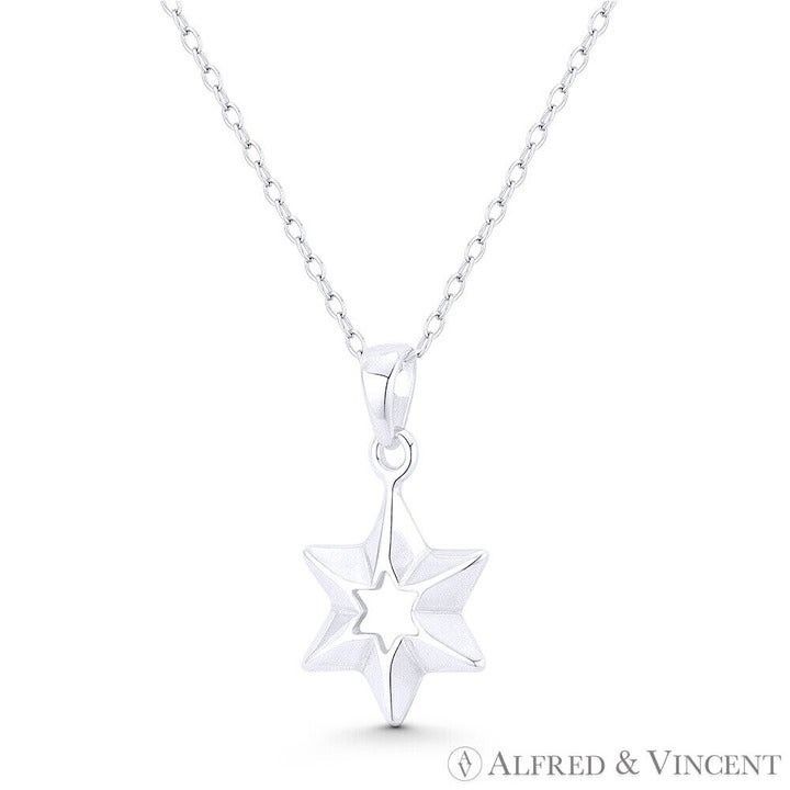 Other Star of David Jewish Charm Pendant in .925 Sterling Silver Size ONE SIZE - 1 Preview