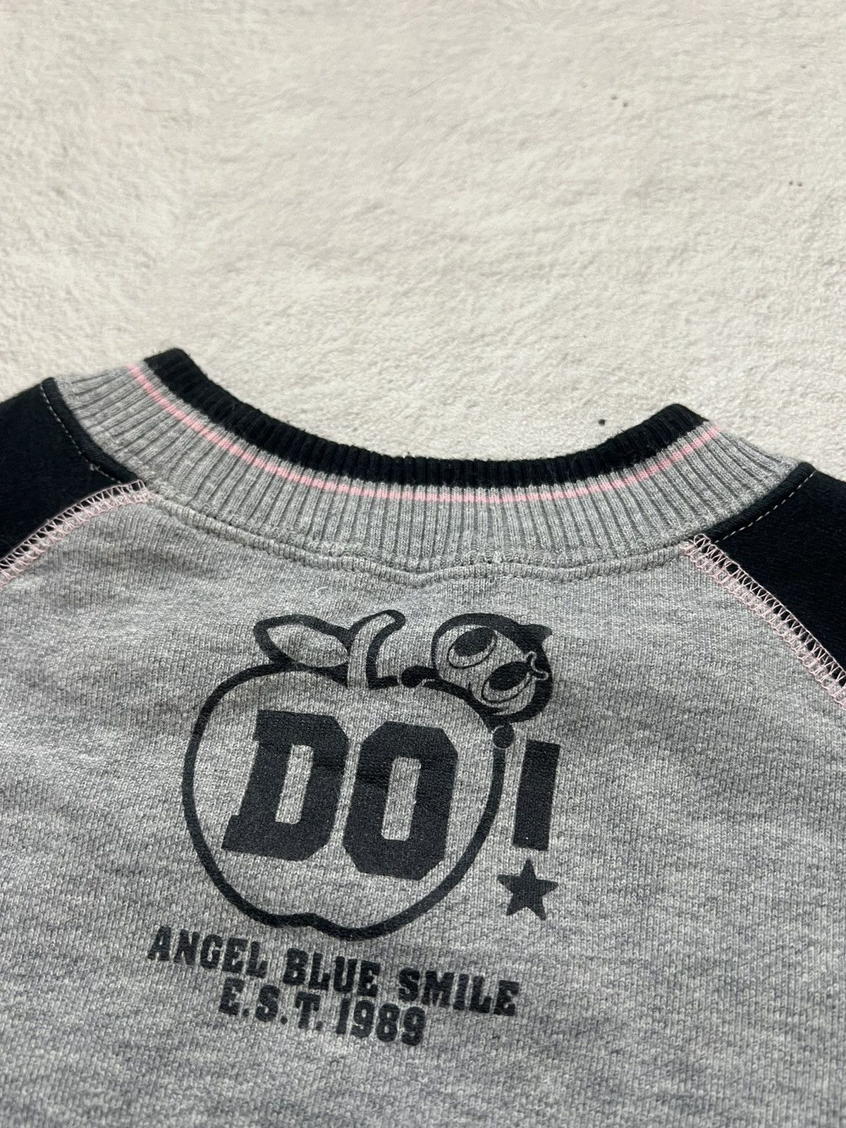 Number (N)ine 2000s Angel Blue Hysteric Velvet Poem Crewneck y2k Lgb Ifsix Size US S / EU 44-46 / 1 - 4 Thumbnail