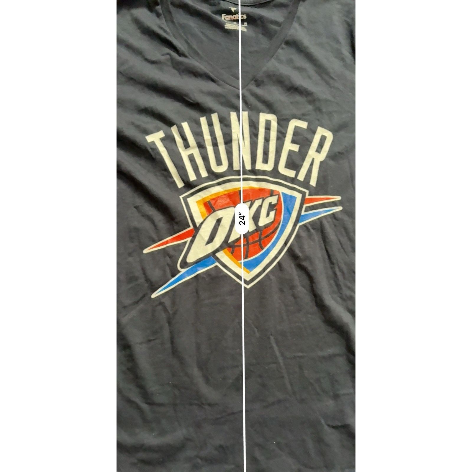 & Other Stories Wmns OklaCity Thunder Prim Logo V-Neck Long Sleeve Shirt SzM Size M / US 6-8 / IT 42-44 - 6 Thumbnail