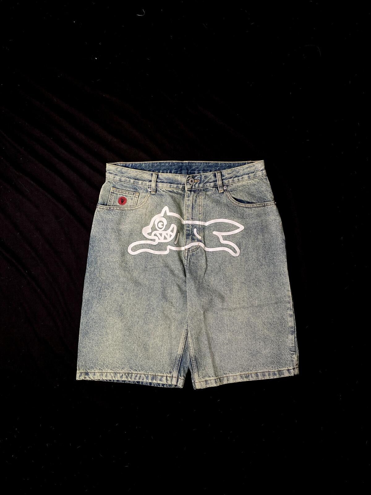 Icecream Deadstock Icecream BBC Running Dog Denim Shorts XL 34 Size US 34 / EU 50 - 1 Thumbnail