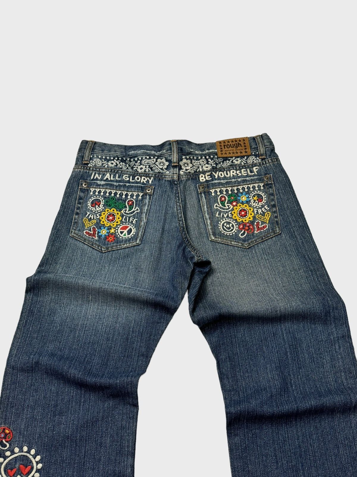 Hysteric Glamour Rough Natural Charm Embroidery Junya Watanabe Style Denim Size US 30 / EU 46 - 8 Thumbnail