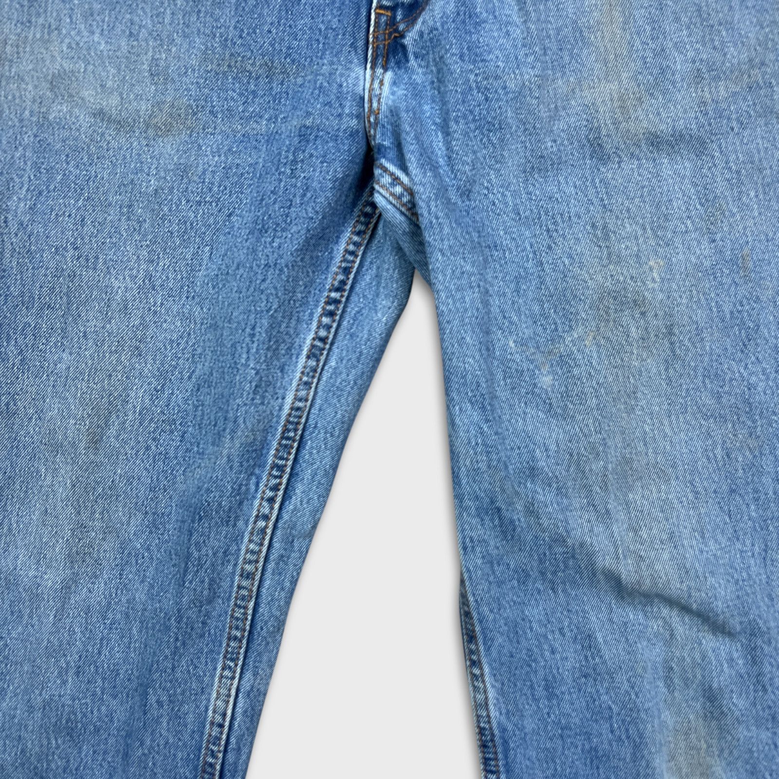 Levi's × Vintage Levi's 516 Jeans 33x34 Blue Slim Straight Leg Faded Denim Size US 33 - 5 Thumbnail