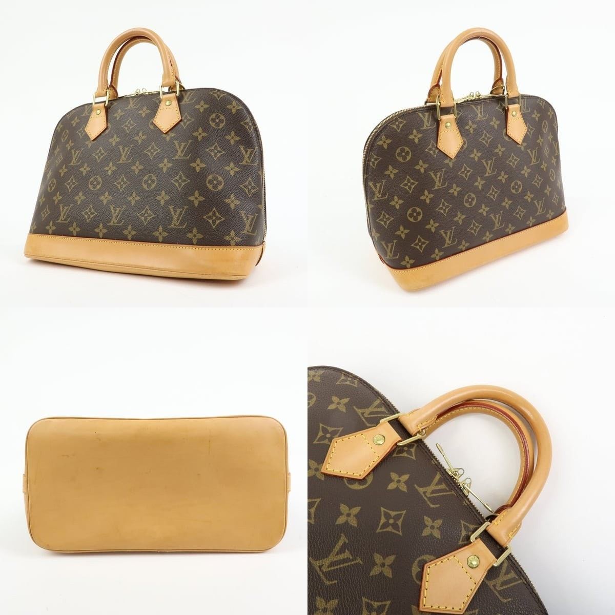 Louis Vuitton Louis Vuitton Monogram Alma PM Satchel Brown Size ONE SIZE - 3 Thumbnail