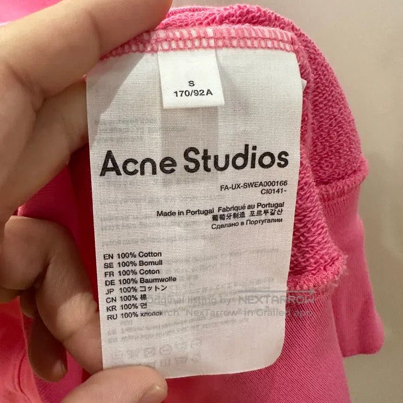 Acne Studios Acne Studios Smiley Embroidered Hoodie Size S / US 4 / IT 40 - 4 Thumbnail