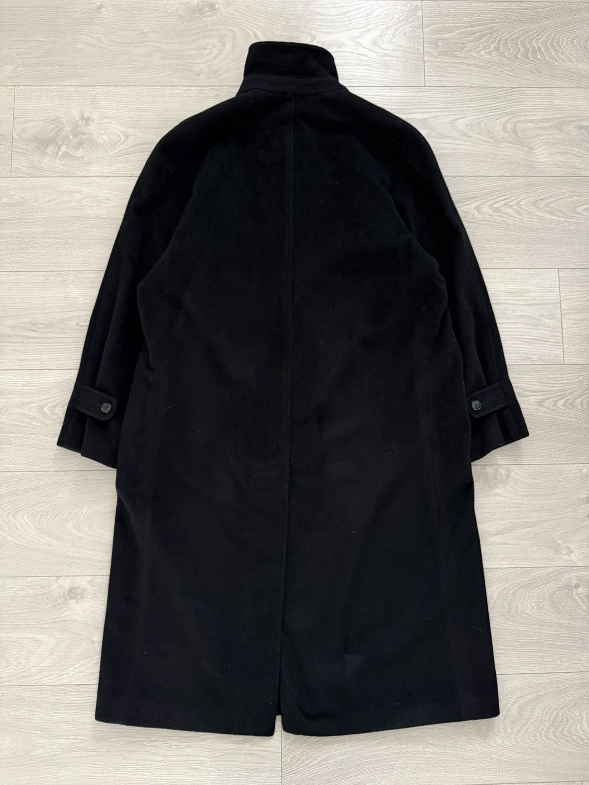 Armani Giorgio Armani 1980s Balmacaan Wool Overcoat Size M Size US M / EU 48-50 / 2 - 18 Thumbnail