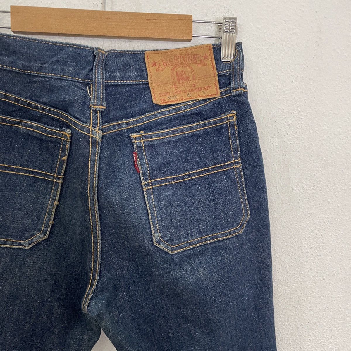 20471120 Vintage Big Stone Bush Pants Flare Denim Jeans Size 28" / US 6 / IT 42 - 7 Thumbnail
