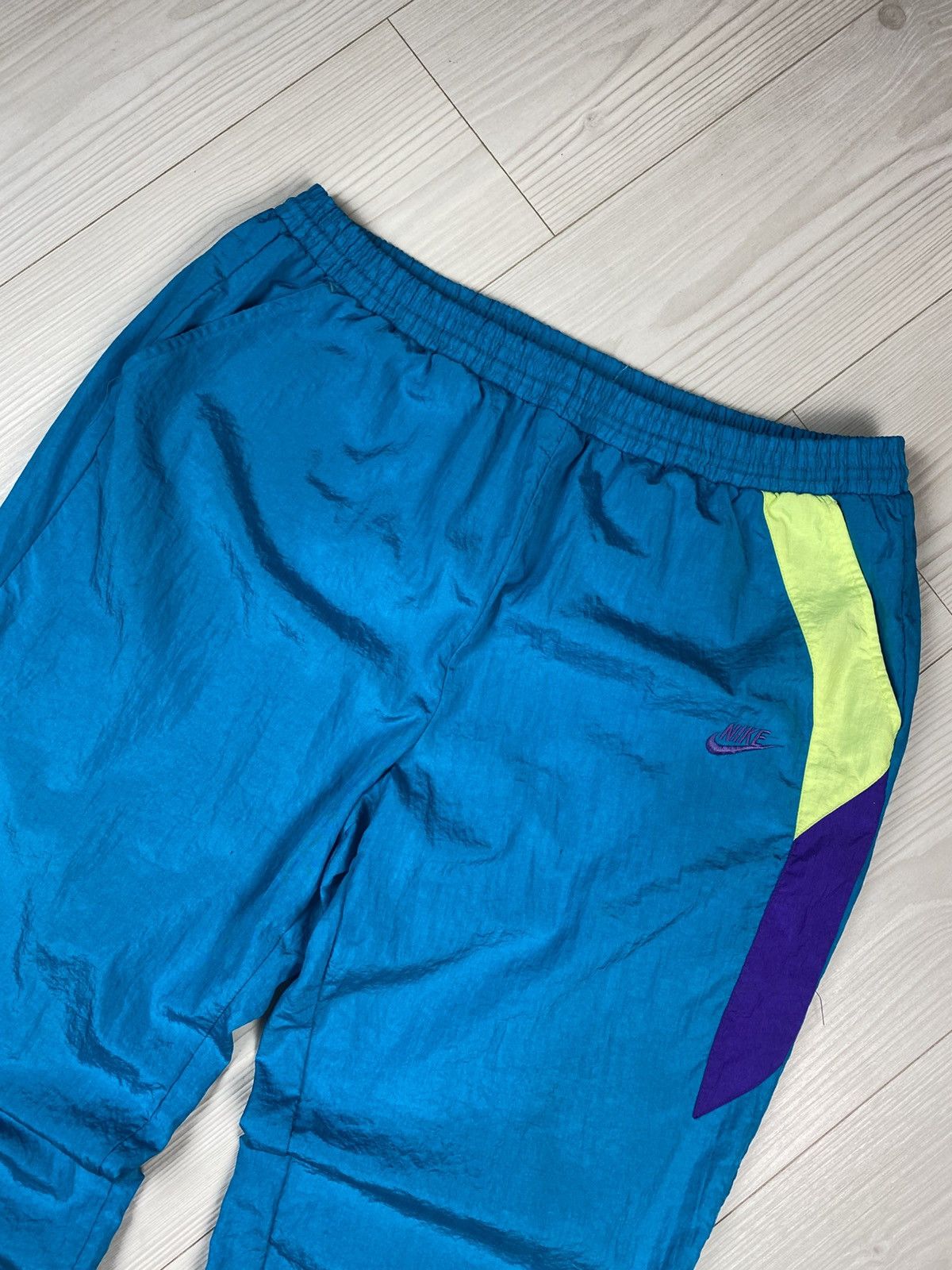 Vintage 90s Nike vintage retro pants drill y2k style Size US 34 / EU 50 - 2 Thumbnail