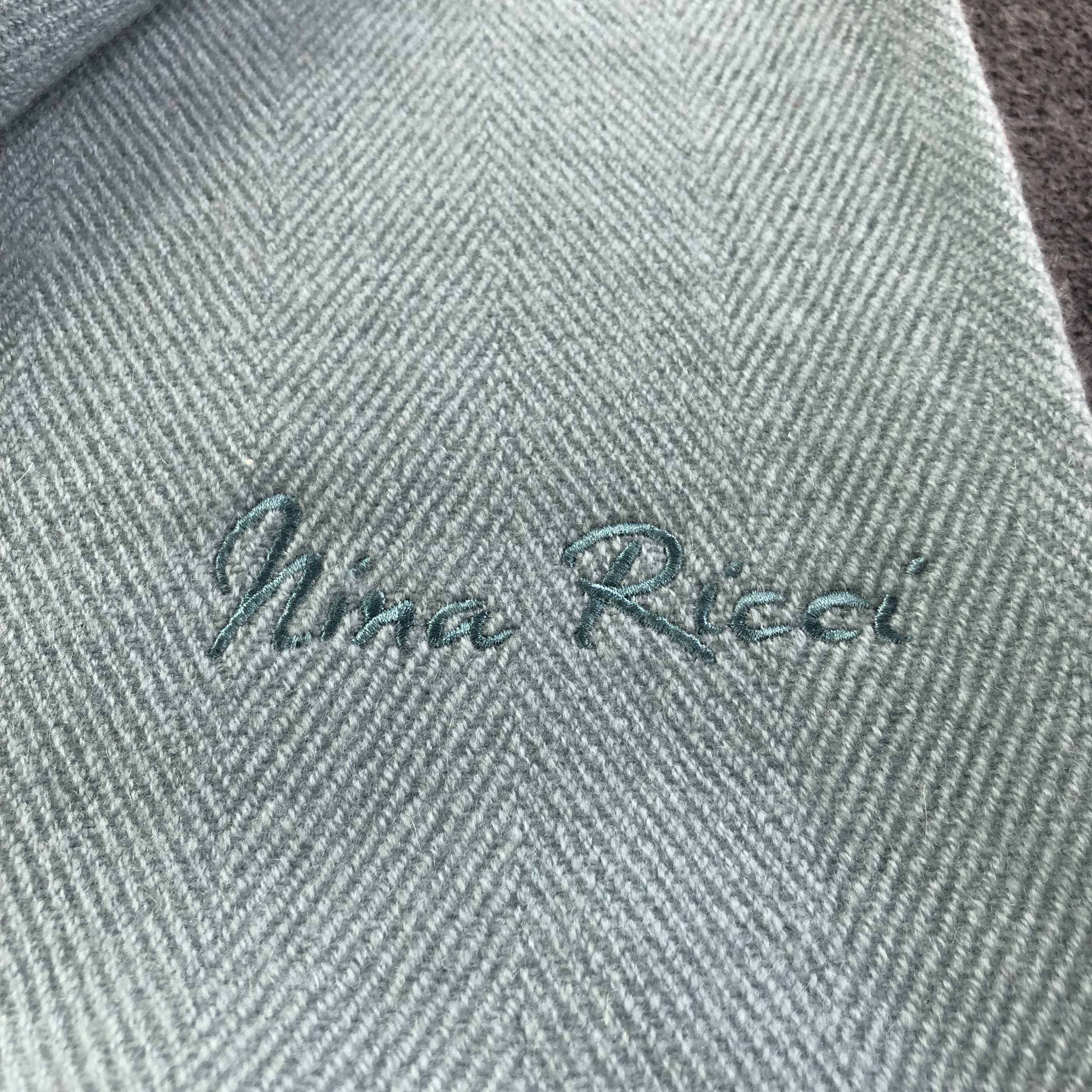 Nina Ricci Nina Ricci Silk/Cashmere Scarf Muffler V1855 Size ONE SIZE - 4 Thumbnail