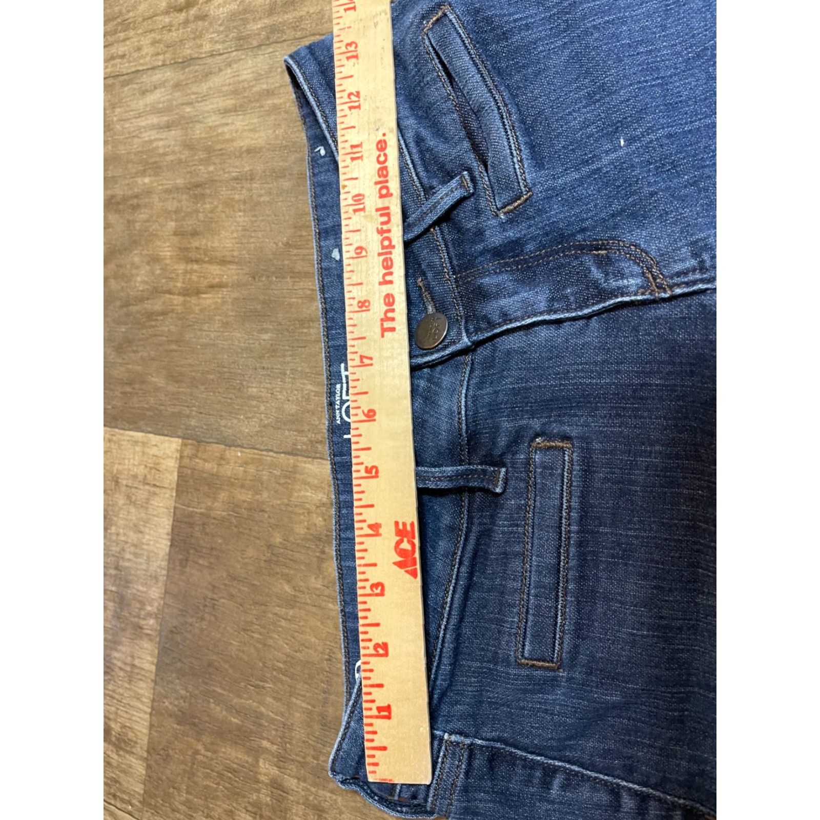 Loft Loft Jeans Pants Womens Size 4 P Original Bootcut Dark Wash Denim Jeans Bootcut Women Regular Size 4 Blue Pant Size 27" / US 4 / IT 40 - 2 Thumbnail