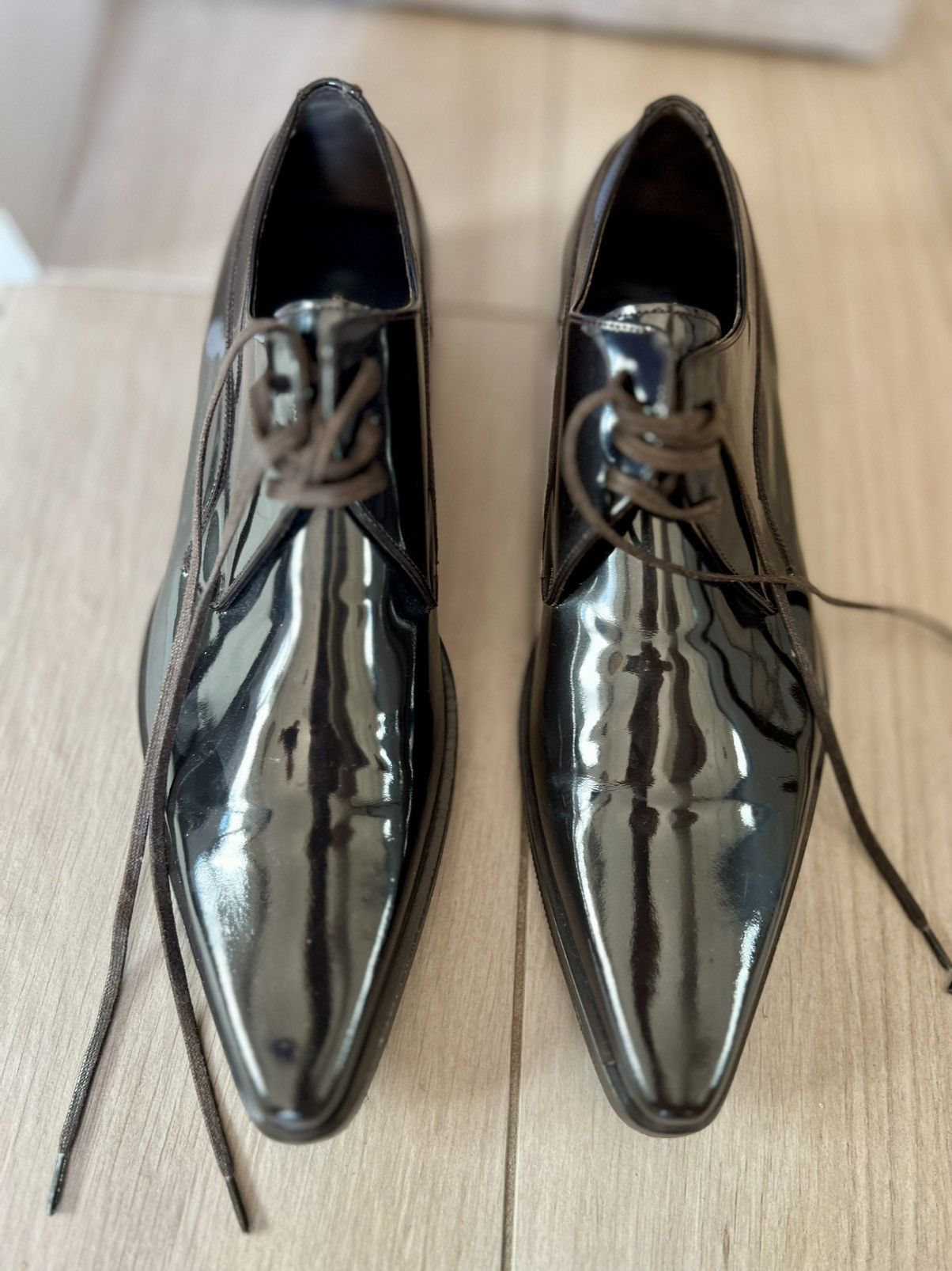 Dolce & Gabbana Dolce & Gabbana Men's Venice Derby Patent Leather Shoes Size US 7 / EU 40 - 1 Thumbnail