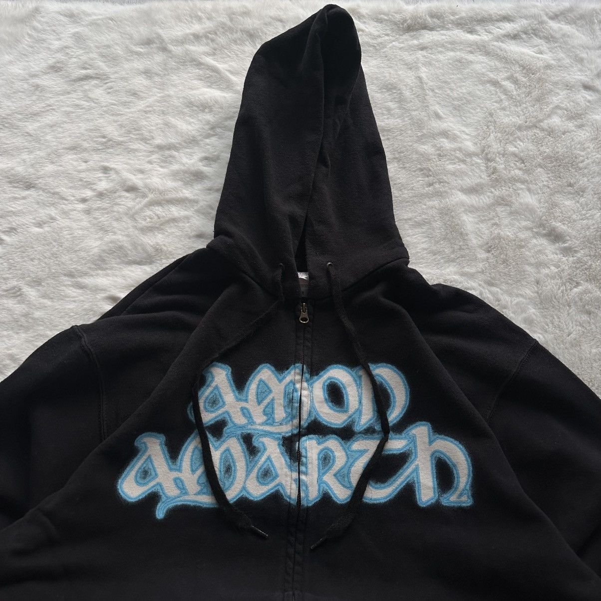 Vintage amon amarth vintage hoodie zip band rock metal Size US M / EU 48-50 / 2 - 2 Thumbnail