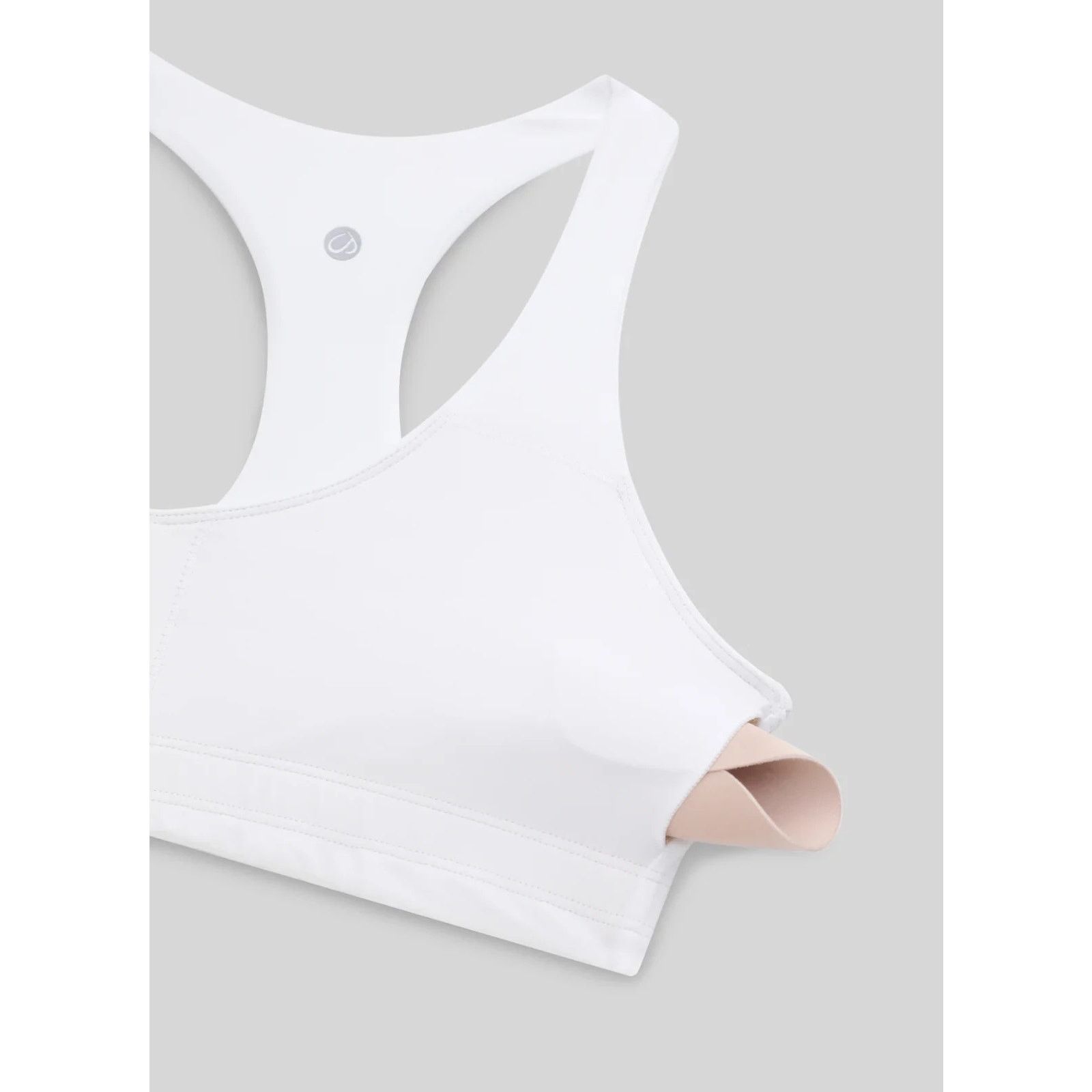 Other CRZ YOGA White Butterluxe Padded Sports Bra Medium New Size ONE SIZE - 6 Thumbnail
