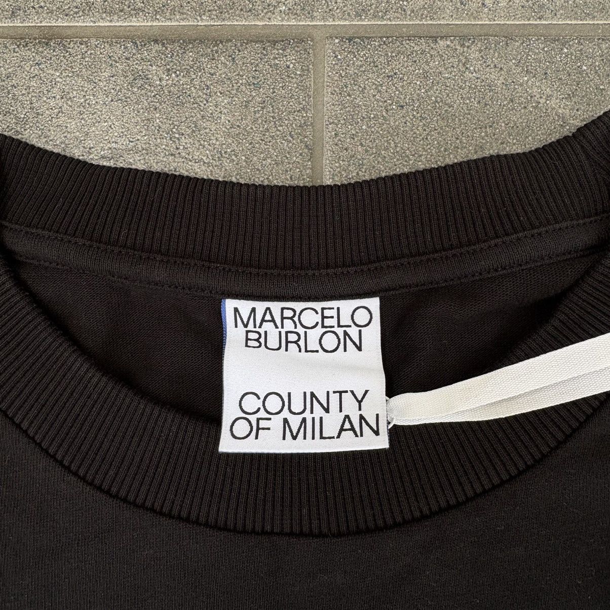 Marcelo Burlon Marcelo Burlon County of Milan headletter stripe basic tee Size US M / EU 48-50 / 2 - 4 Thumbnail