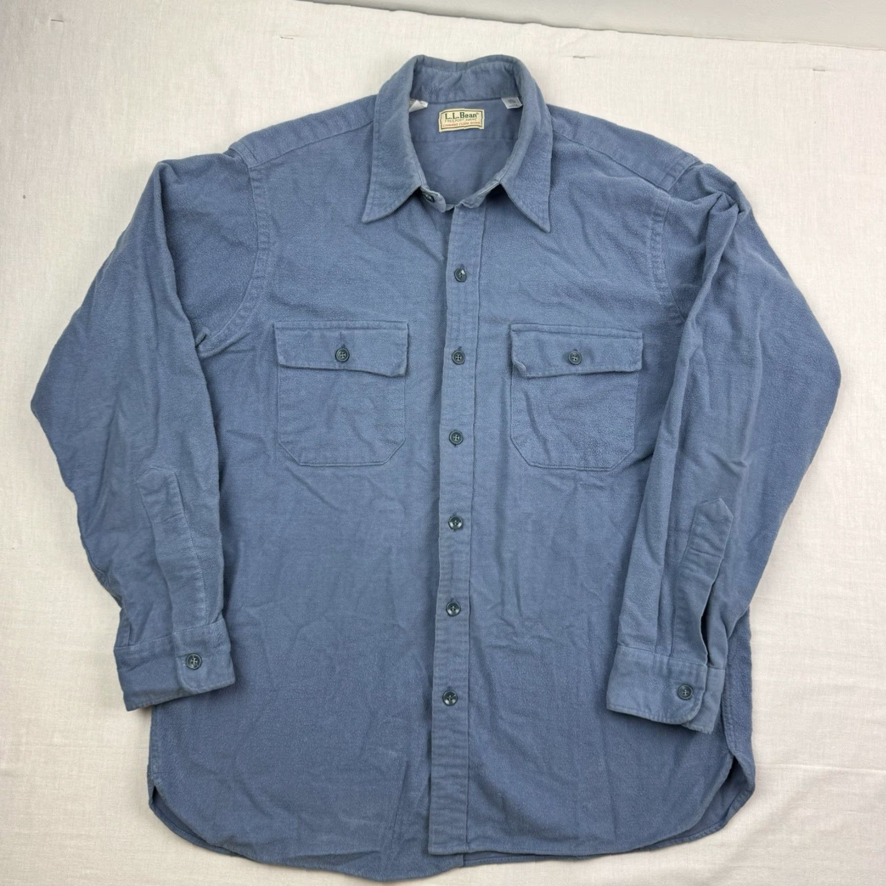 Vintage VINTAGE L.L. Bean Button-Up Shirt Adult XL Blue Outdoor Casual 90s Mens Size US XL / EU 56 / 4 - 2 Thumbnail