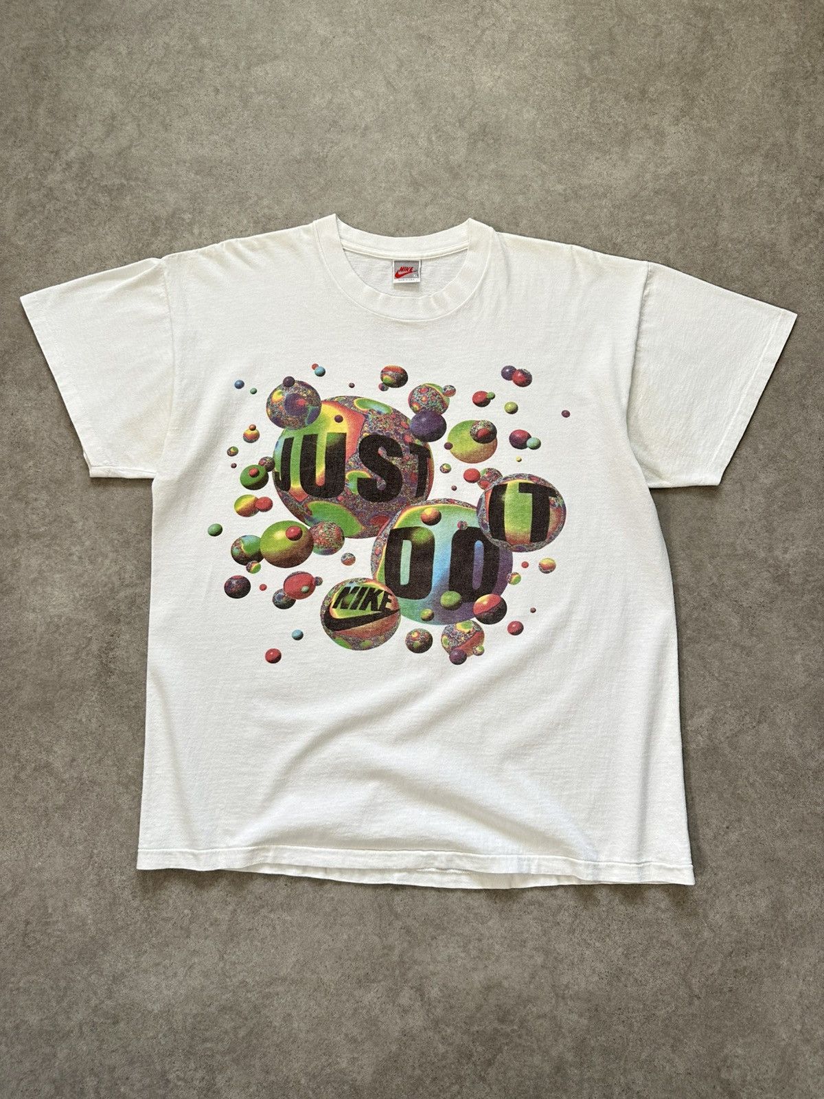 Nike 90s Nike Shirt Crazy Fractal Bubble Art Rare Graphic | Grailed 