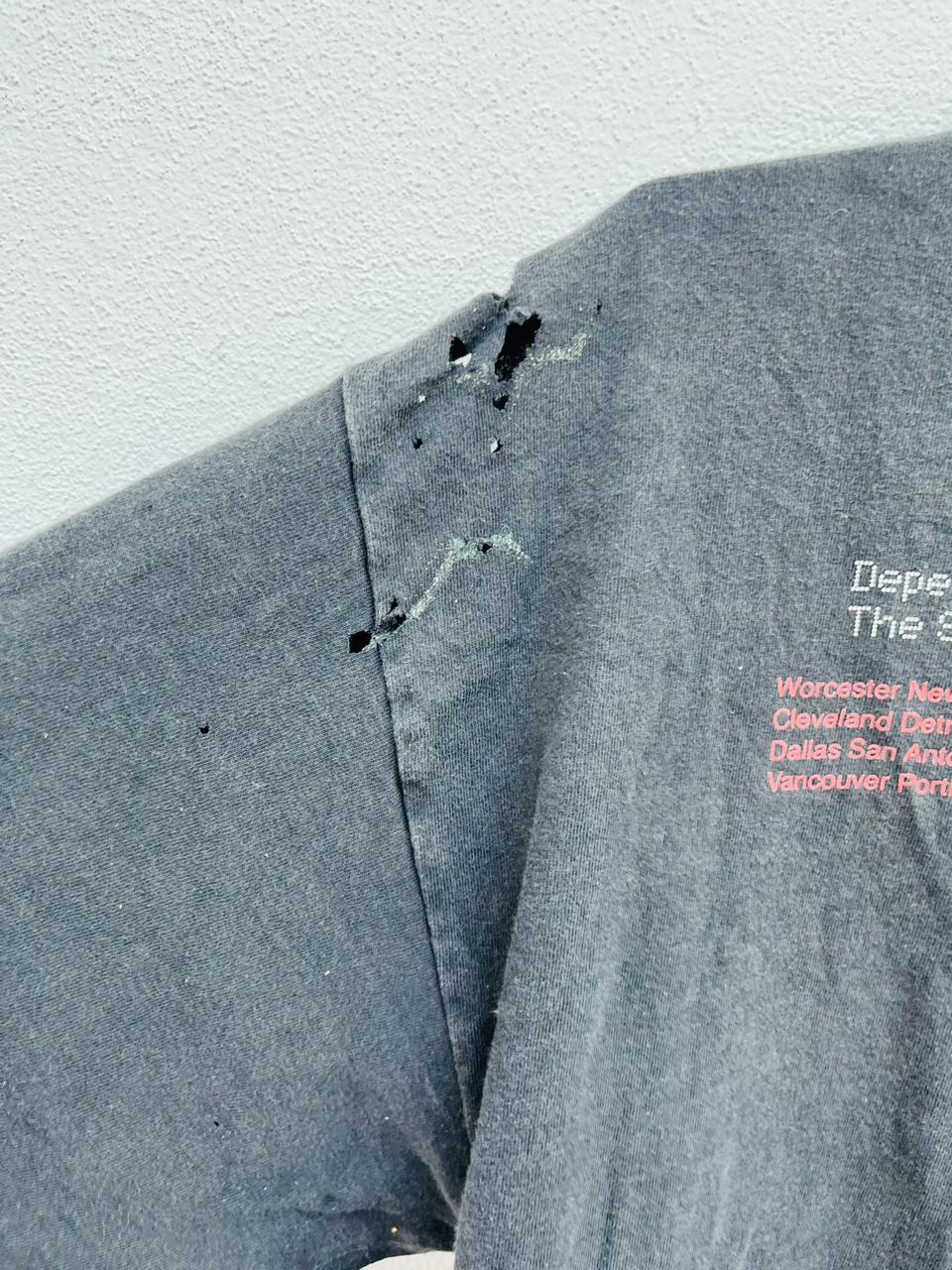 Band Tees × Vintage Vintage 90s Depeche Mode Very Hard For See This Shirt Size US XL / EU 56 / 4 - 15 Thumbnail
