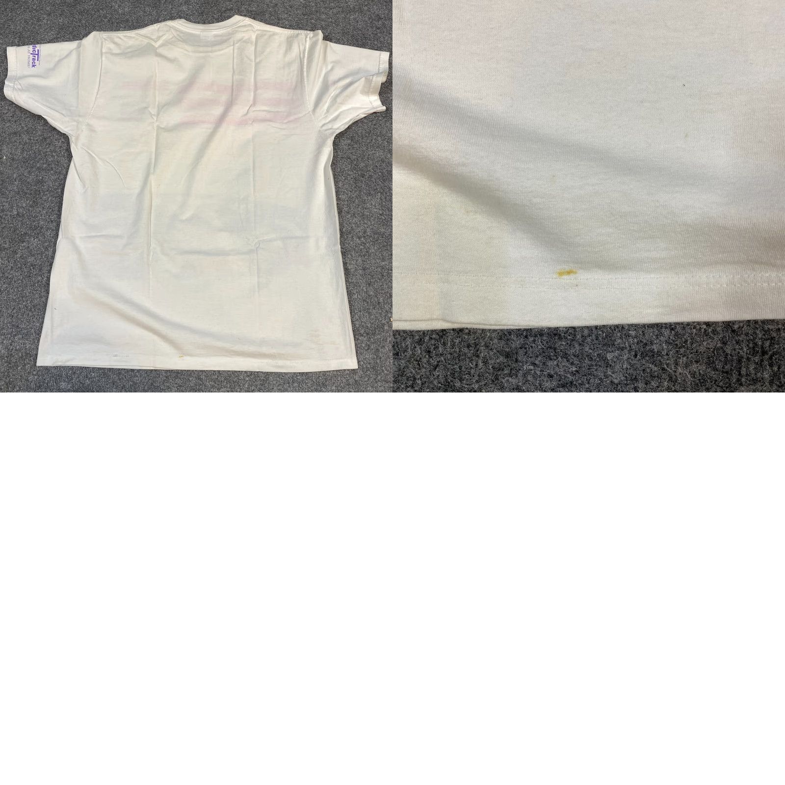 Vintage VINTAGE American Heart Walk T-shirt Cotton XL Double-Sided White Men US Made in USA Shirt Size US XL / EU 56 / 4 - 8 Thumbnail