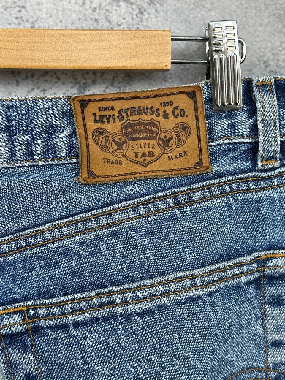 Levi's Vintage Clothing Levi’s 541 Silver Tab Acid Wash Jeans Vintage 90s Belgium Size US 32 / EU 48 - 15 Thumbnail