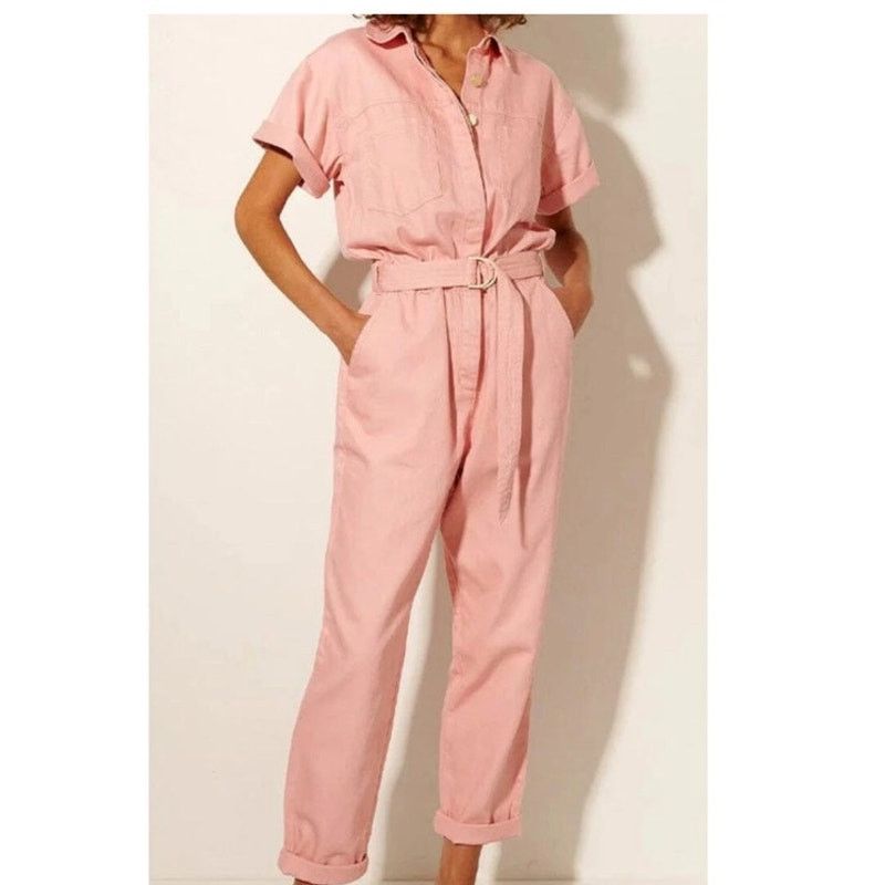 Other Kivari Brae Boilersuit Jumpsuit Pink100% Cotton Size Small Size 27" / US 4 / IT 40 - 2 Thumbnail