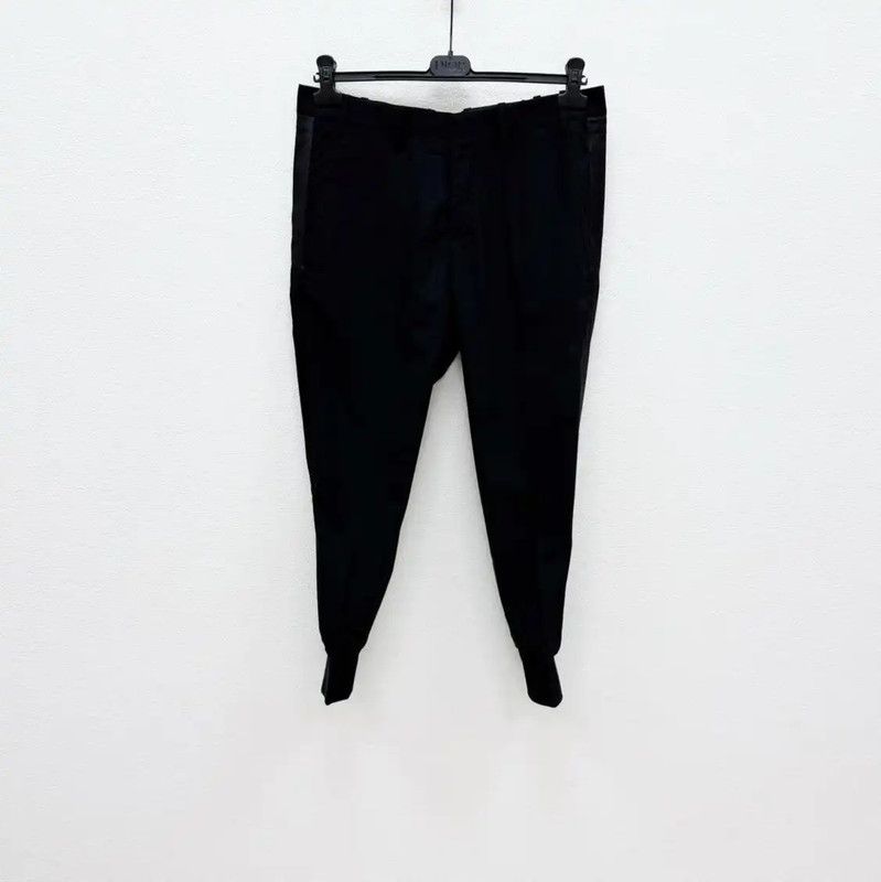 Neil Barrett NeIL BarreTT Black Wool Casual Pants for Men 0089 Size US 42 / EU 58 - 1 Thumbnail