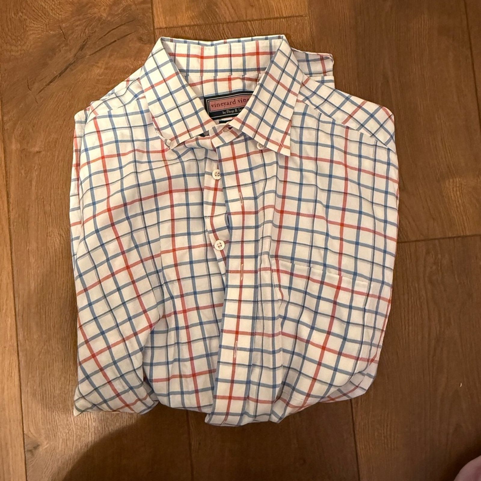 Vineyard Vines Vineyard Vines Checkered Cotton Shirt Size US L / EU 52-54 / 3 - 2 Thumbnail