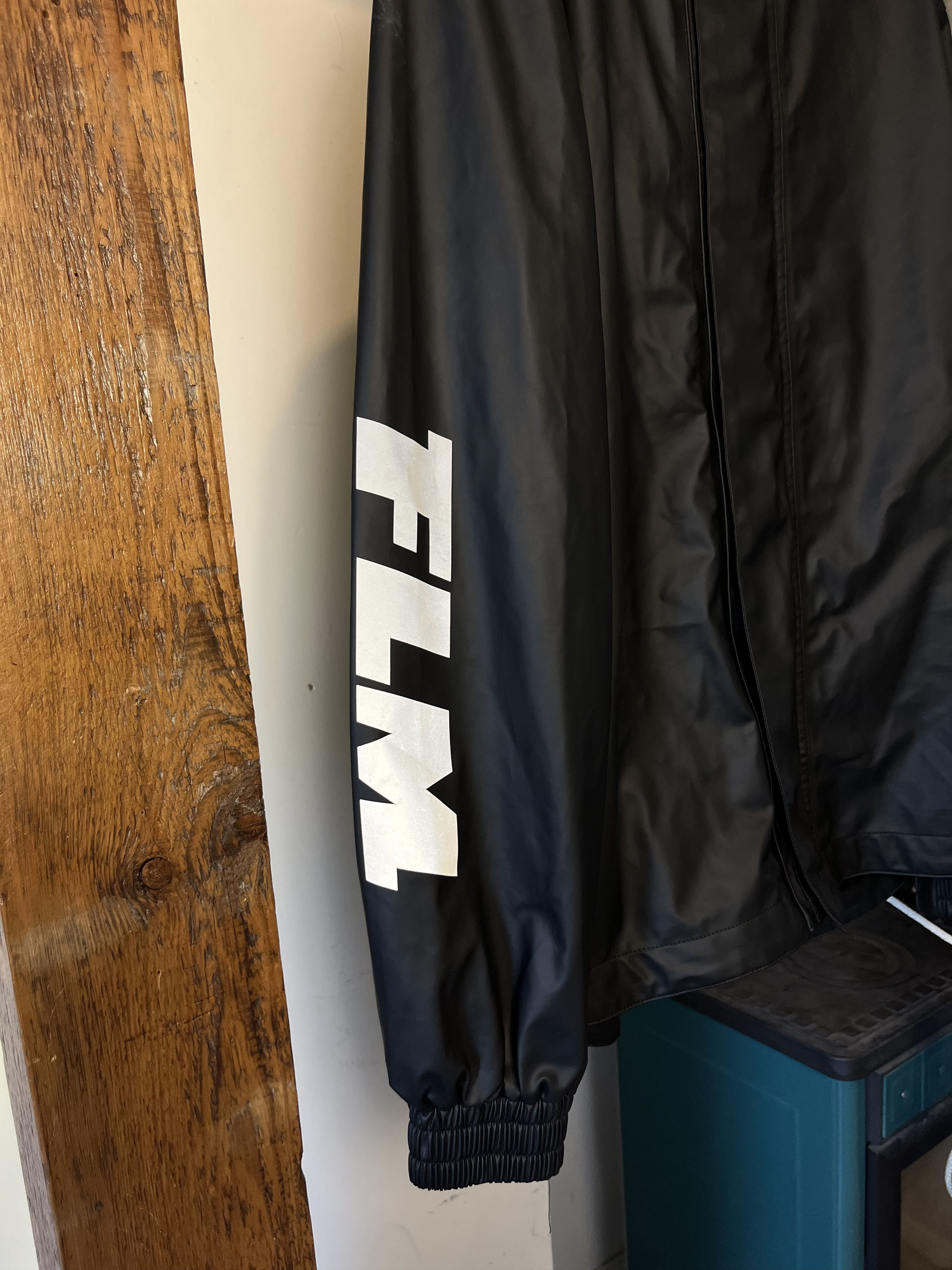 Vintage Vintage Racing Jacket FLM Reflective Rain Size US L / EU 52-54 / 3 - 3 Thumbnail