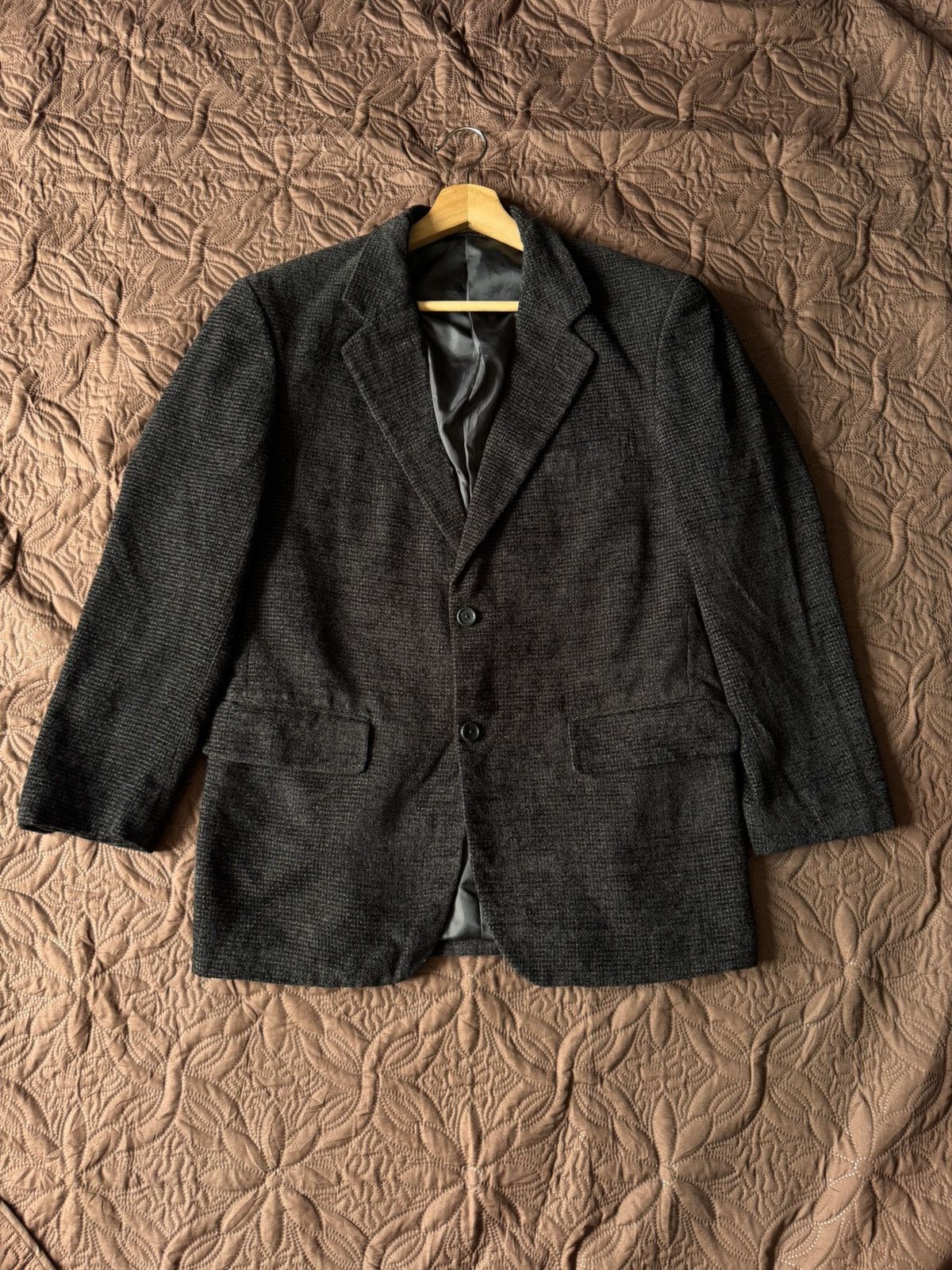 Kansai Yamamoto Vintage Kansai yamamoto blazer wool corduroy Size US M / EU 48-50 / 2 - 1 Thumbnail