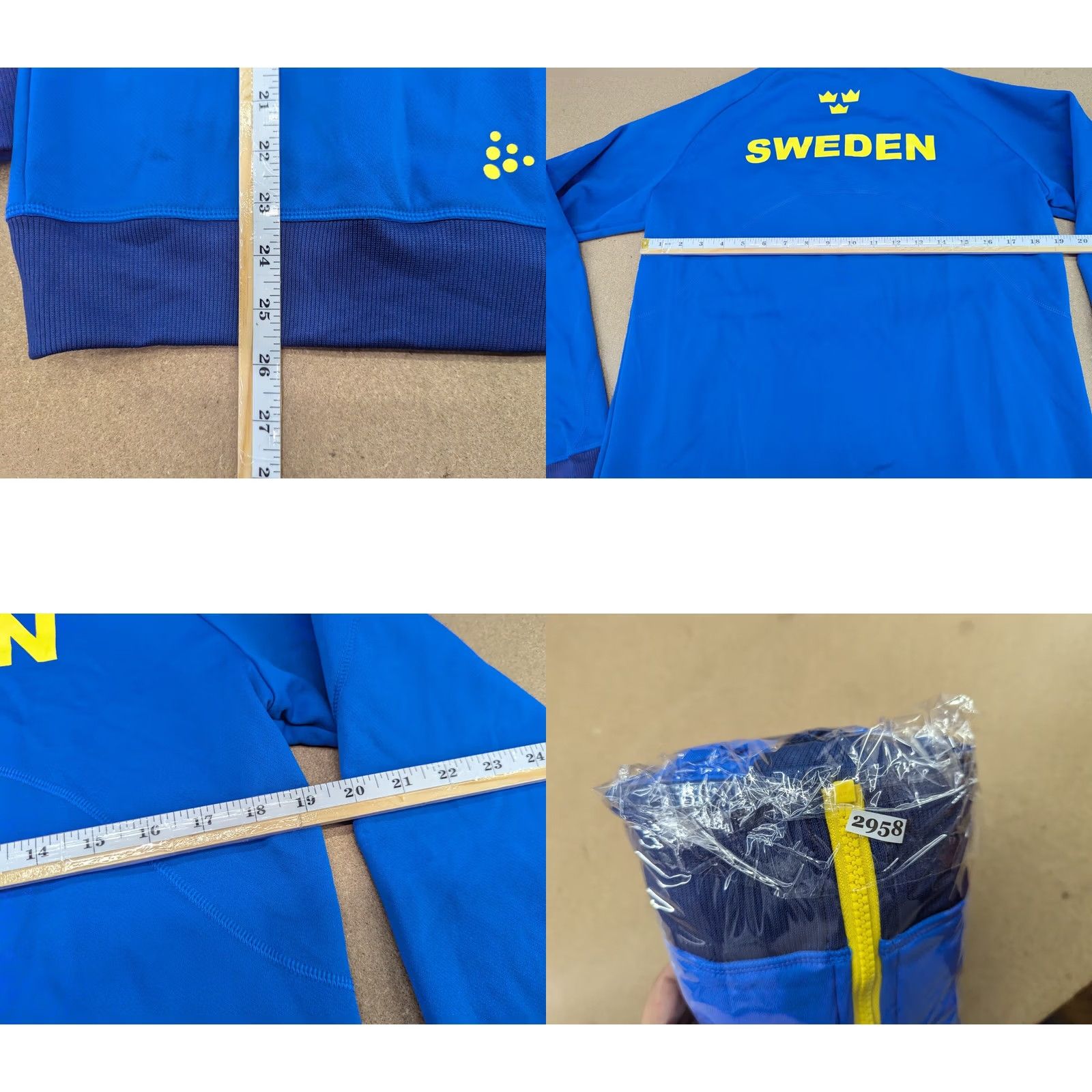 Vintage CRAFT Track Jacket Women Size L Sweden National Hockey Team Blue Size L / US 10 / IT 46 - 8 Thumbnail