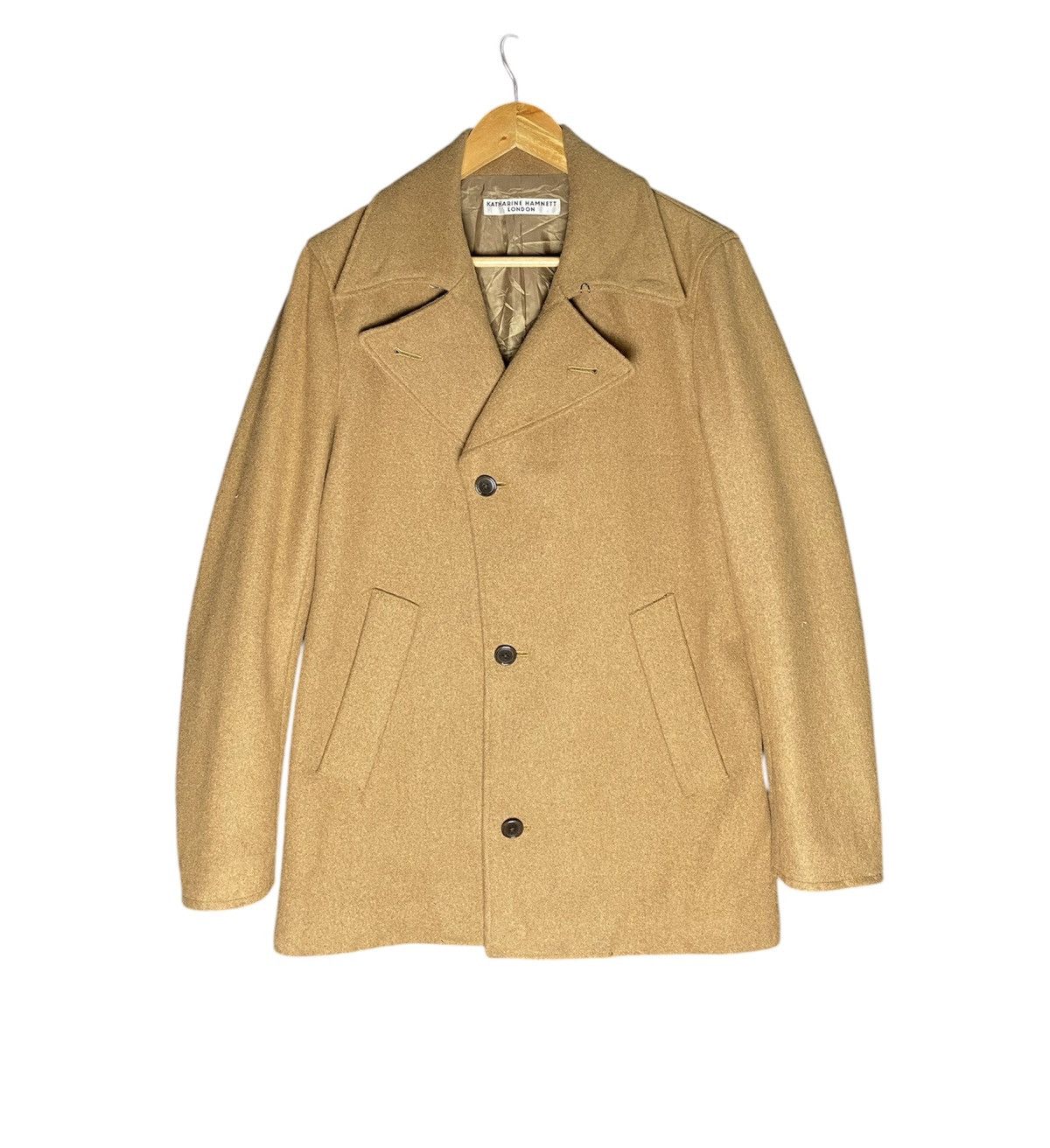 Katharine Hamnett London × Vintage Vintage Katharine Hamnett London Wool Jacket Size US M / EU 48-50 / 2 - 1 Thumbnail