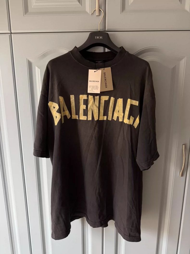 Balenciaga Balenciaga Adhesive tape short sleeve 2505-Nextarrow Size US M / EU 48-50 / 2 - 1 Thumbnail