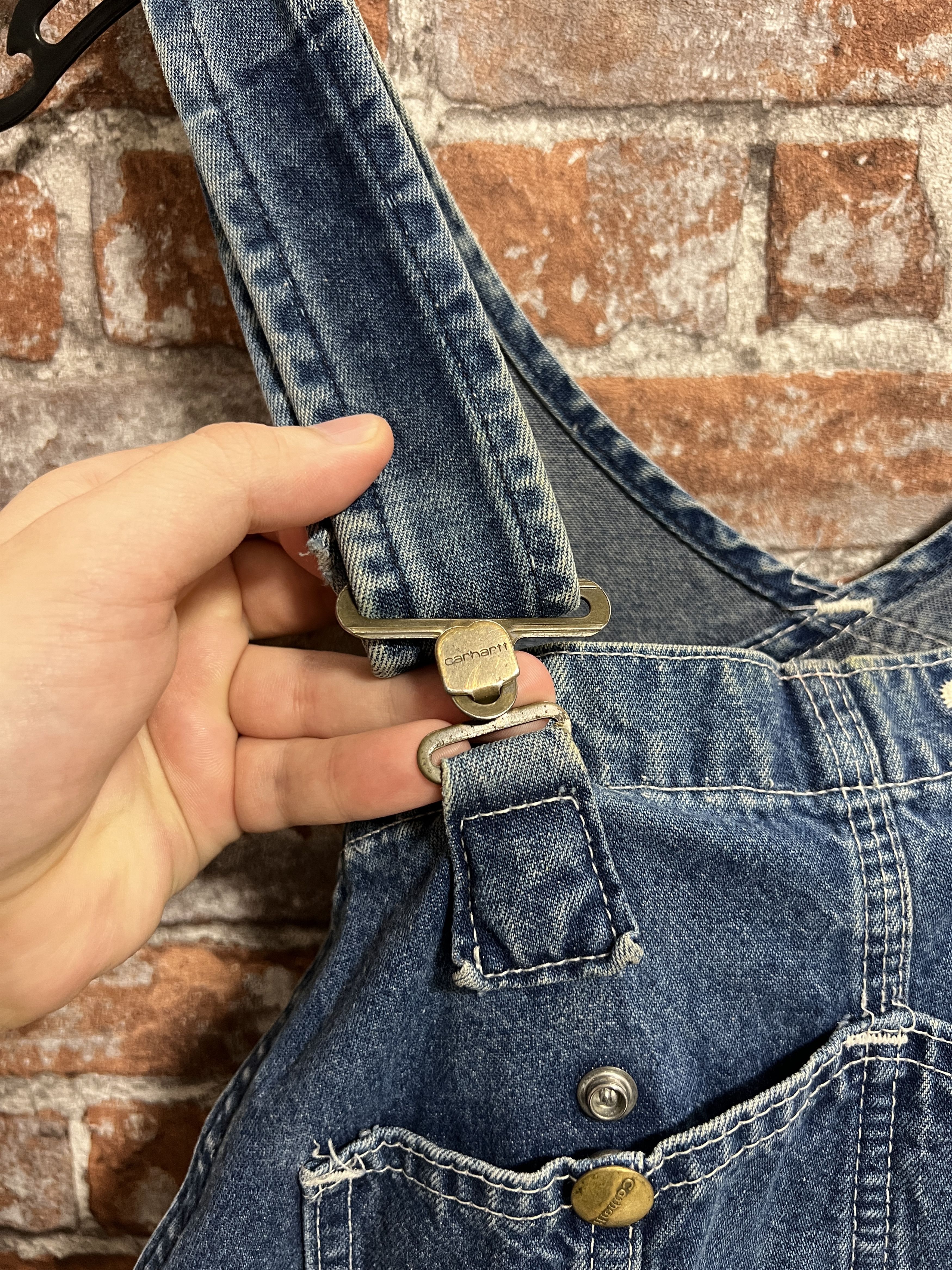 Carhartt Carhartt 90s Vintage Denim Overalls Size US 36 / EU 52 - 6 Thumbnail