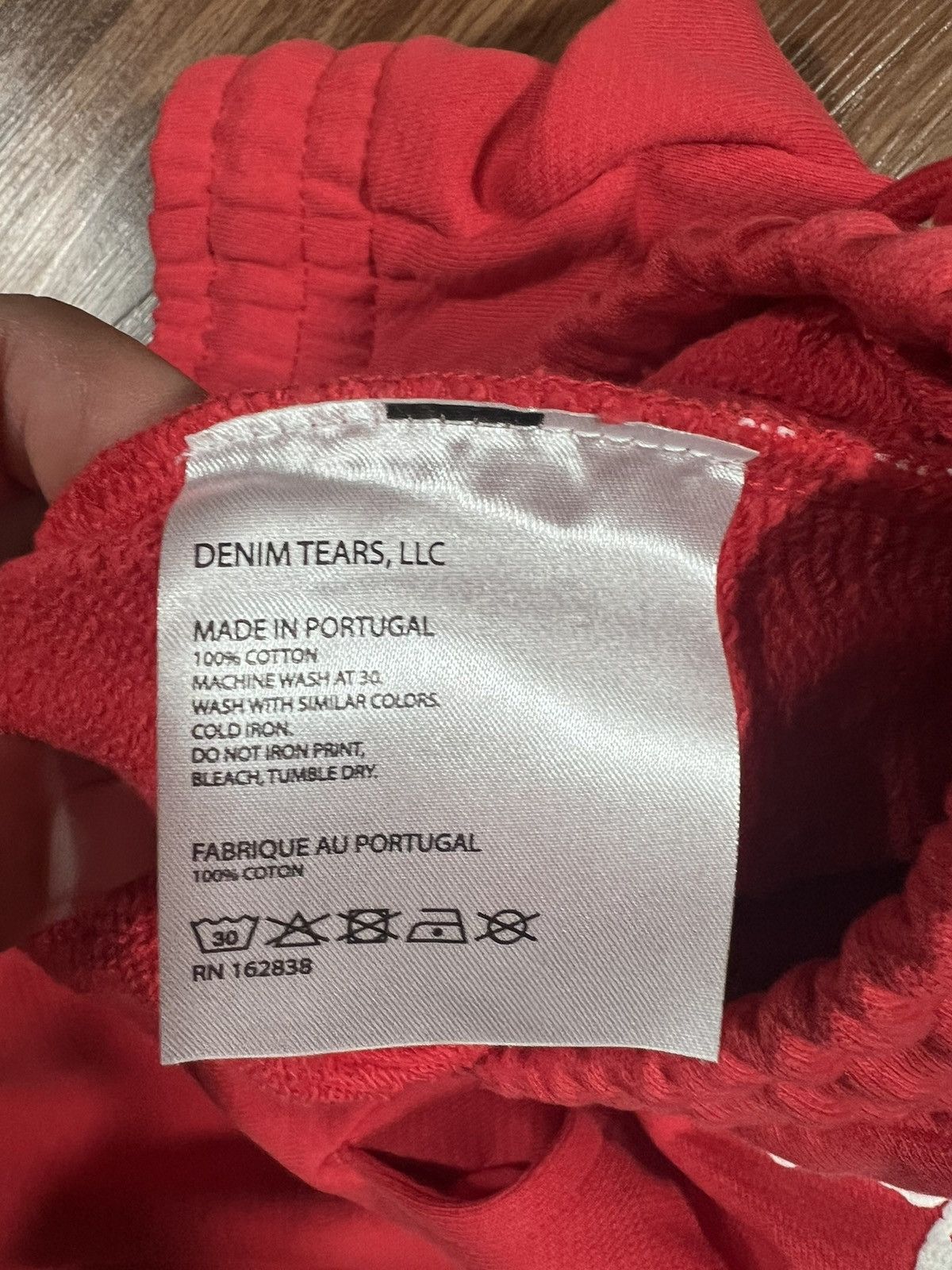 DENIM TEARS × Designer Denim Tears Cotton Wreath Sweatpants Sz M Size US 34 / EU 50 - 4 Thumbnail