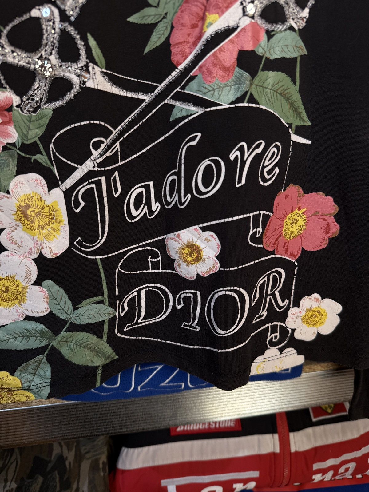 Dior Crazy CHRISTIAN DIOR Flowers Long Sleeve Size L / US 10 / IT 46 - 14 Thumbnail