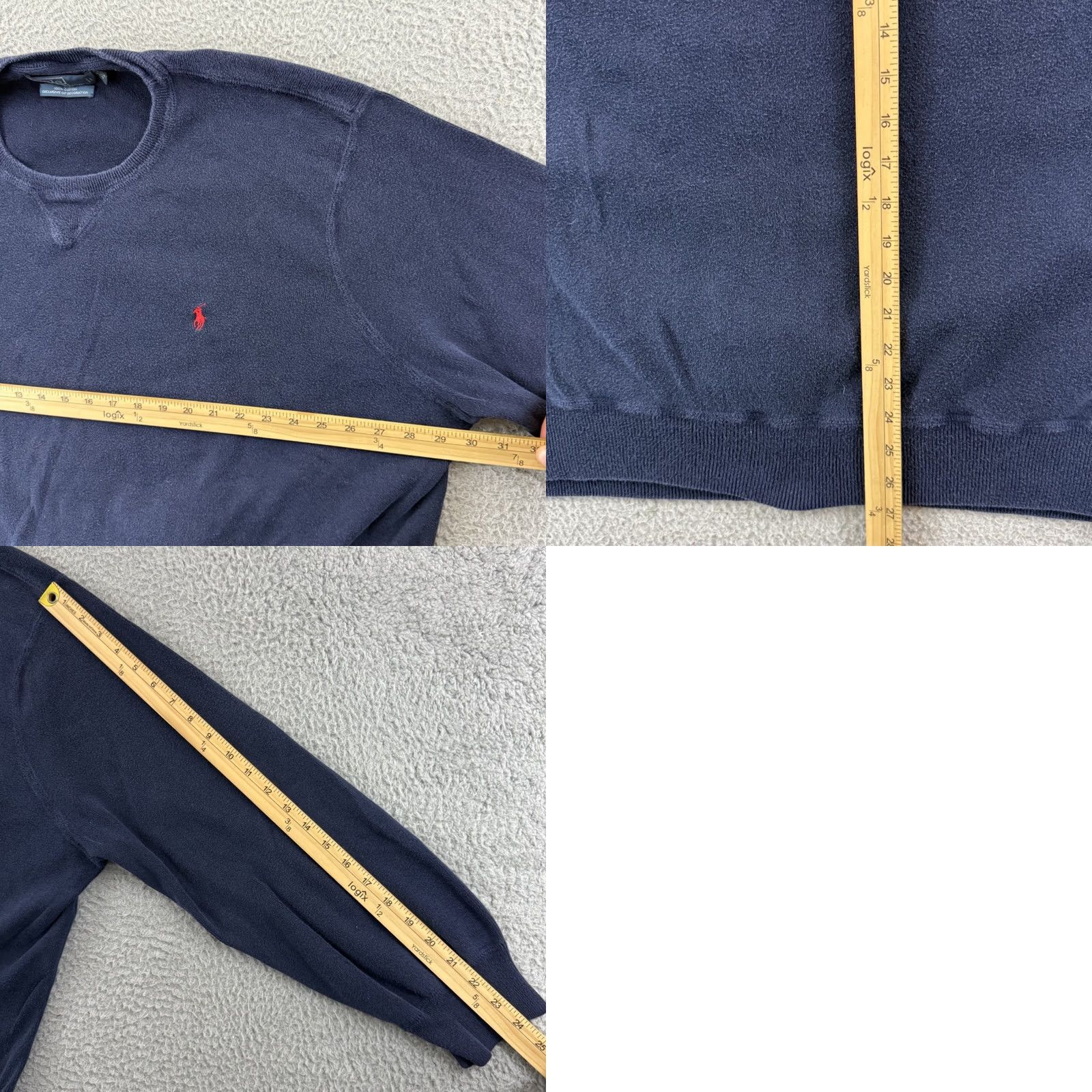 Polo Ralph Lauren VINTAGE Polo Ralph Lauren Sweater Mens 4XB Big Blue Crewneck Knit Preppy Outdoor Size US XXL / EU 58 / 5 - 8 Thumbnail